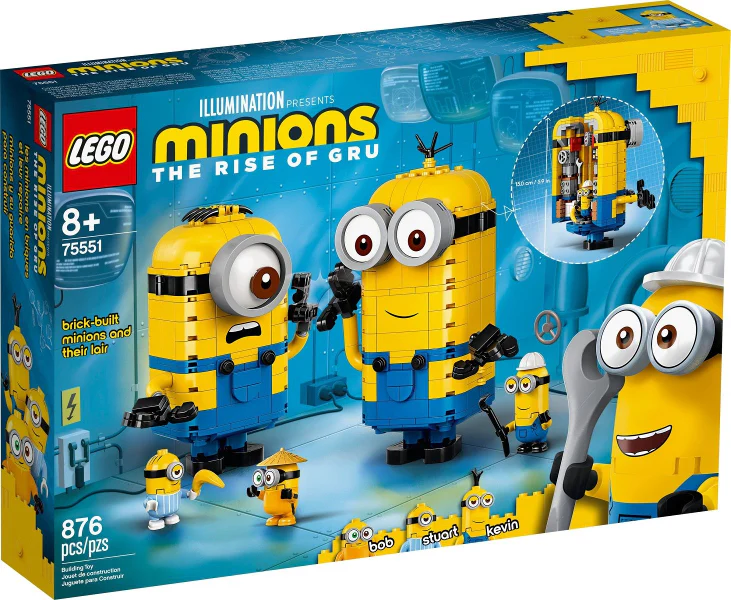 75551 - Brick-Built Minions and Their Lair - EMPTY BOX ONLY - Image 2