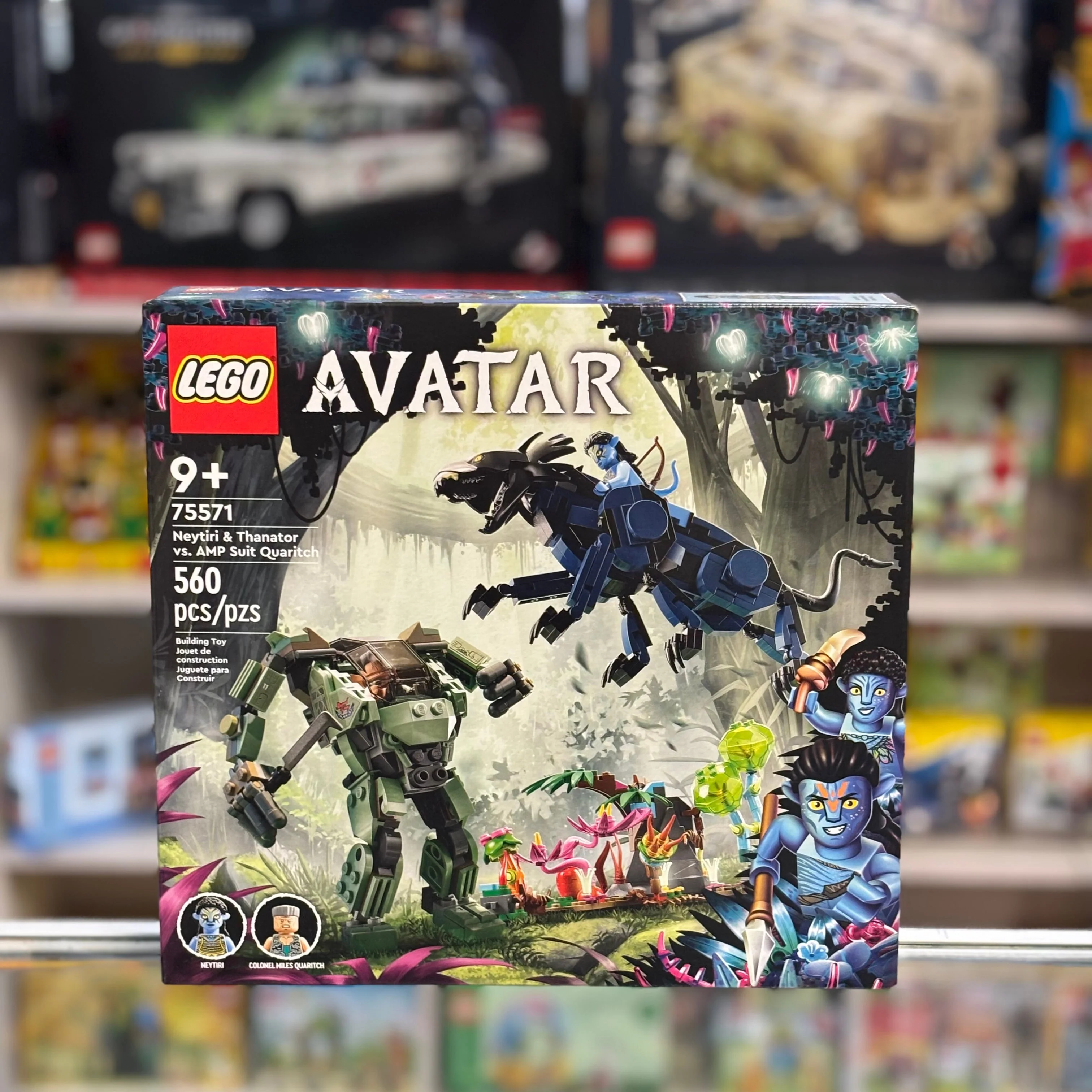 75571 - Neytiri & Thanator vs. AMP Suit Quaritch - EMPTY BOX ONLY