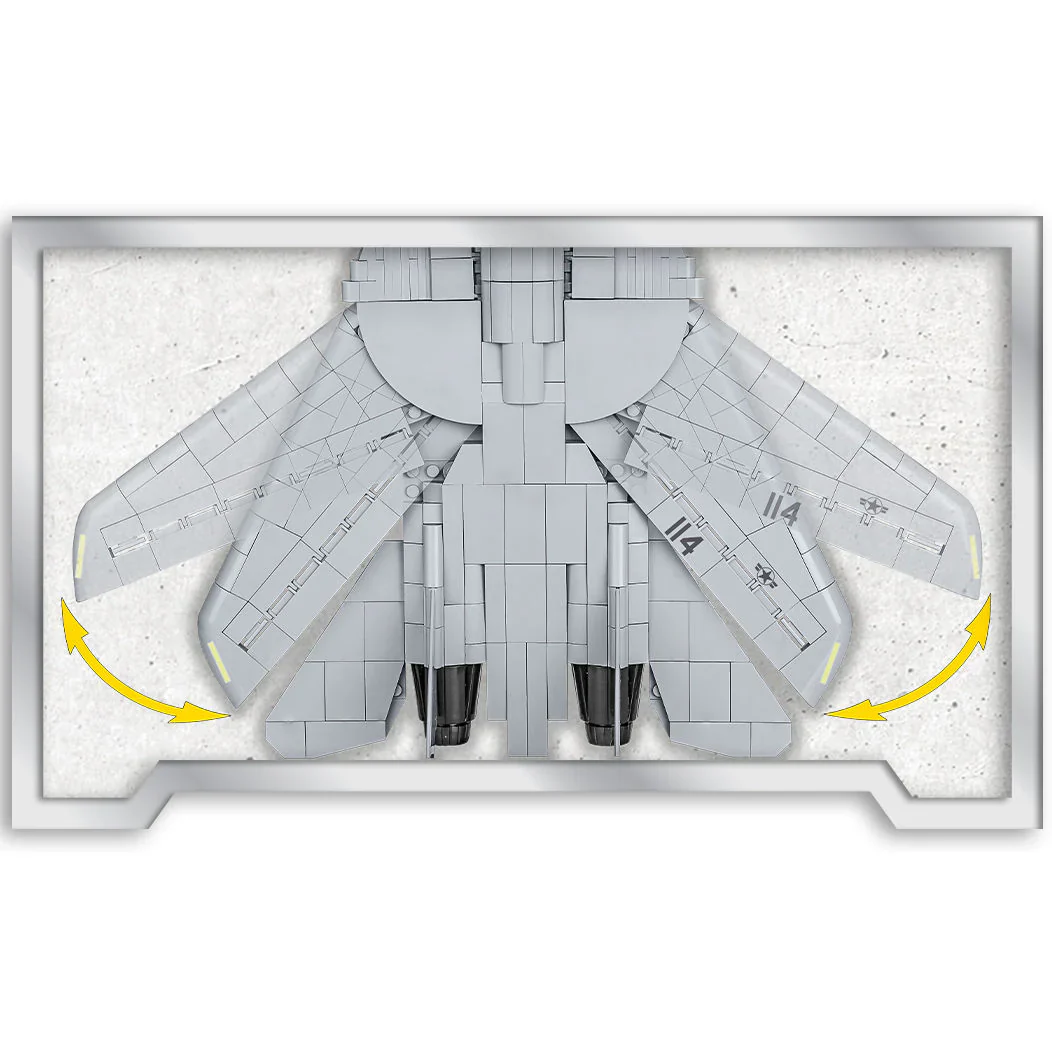 Top Gun F-14 Tomcat Fighter: COBI Set #5811a - Image 6