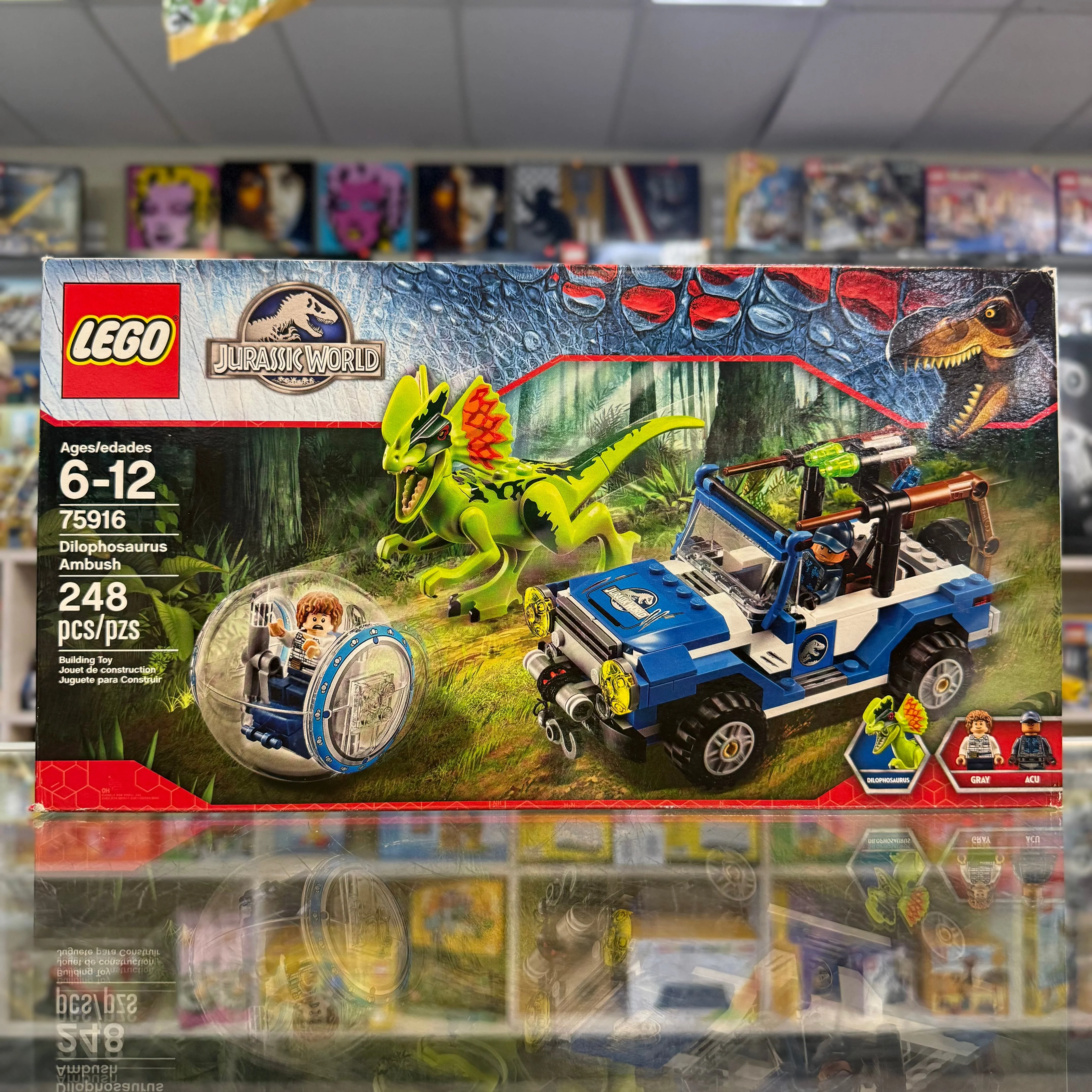 75916 - Dilophosaurus Ambush - EMPTY BOX ONLY