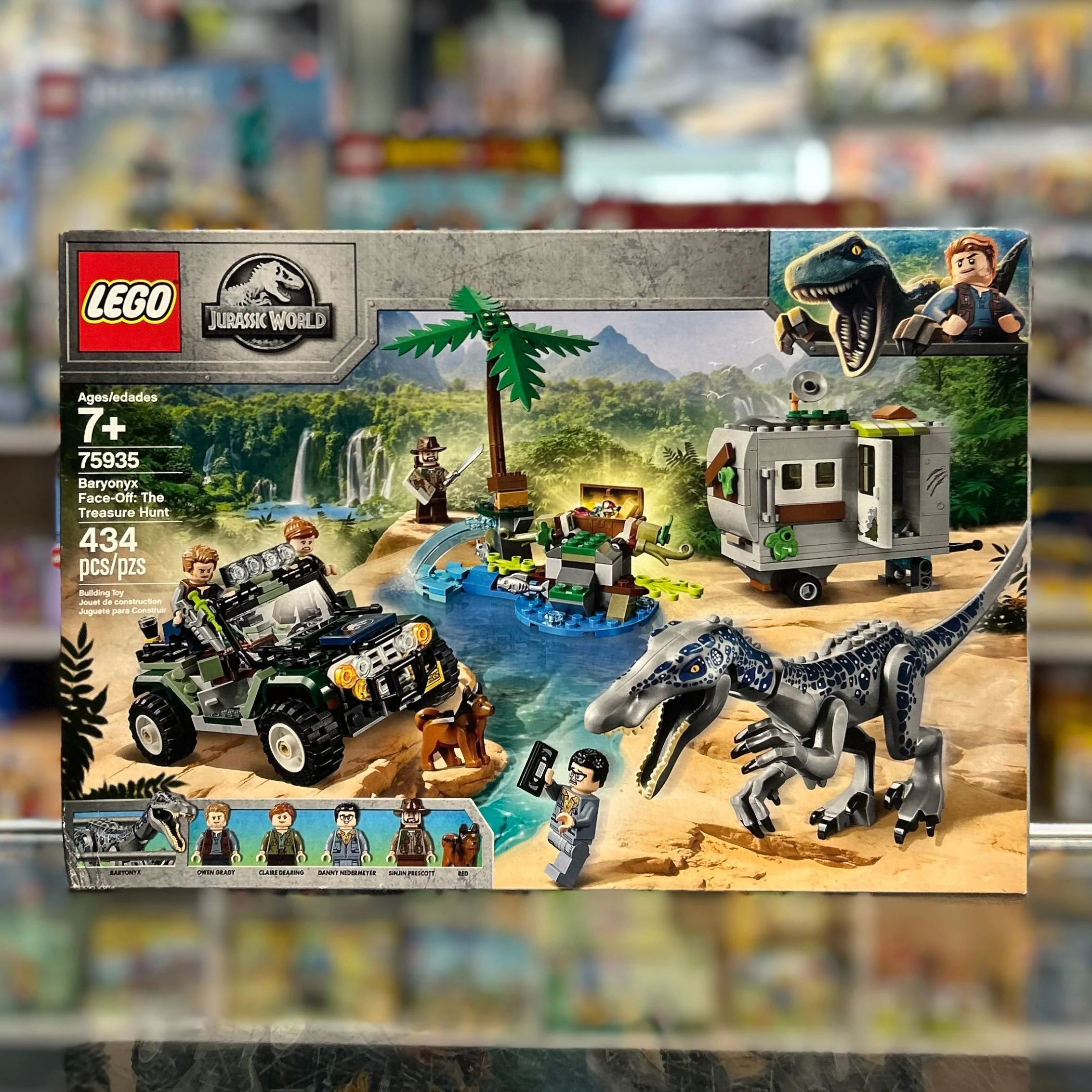 75935 - Baryonyx Face-Off: The Treasure Hunt - EMPTY BOX ONLY