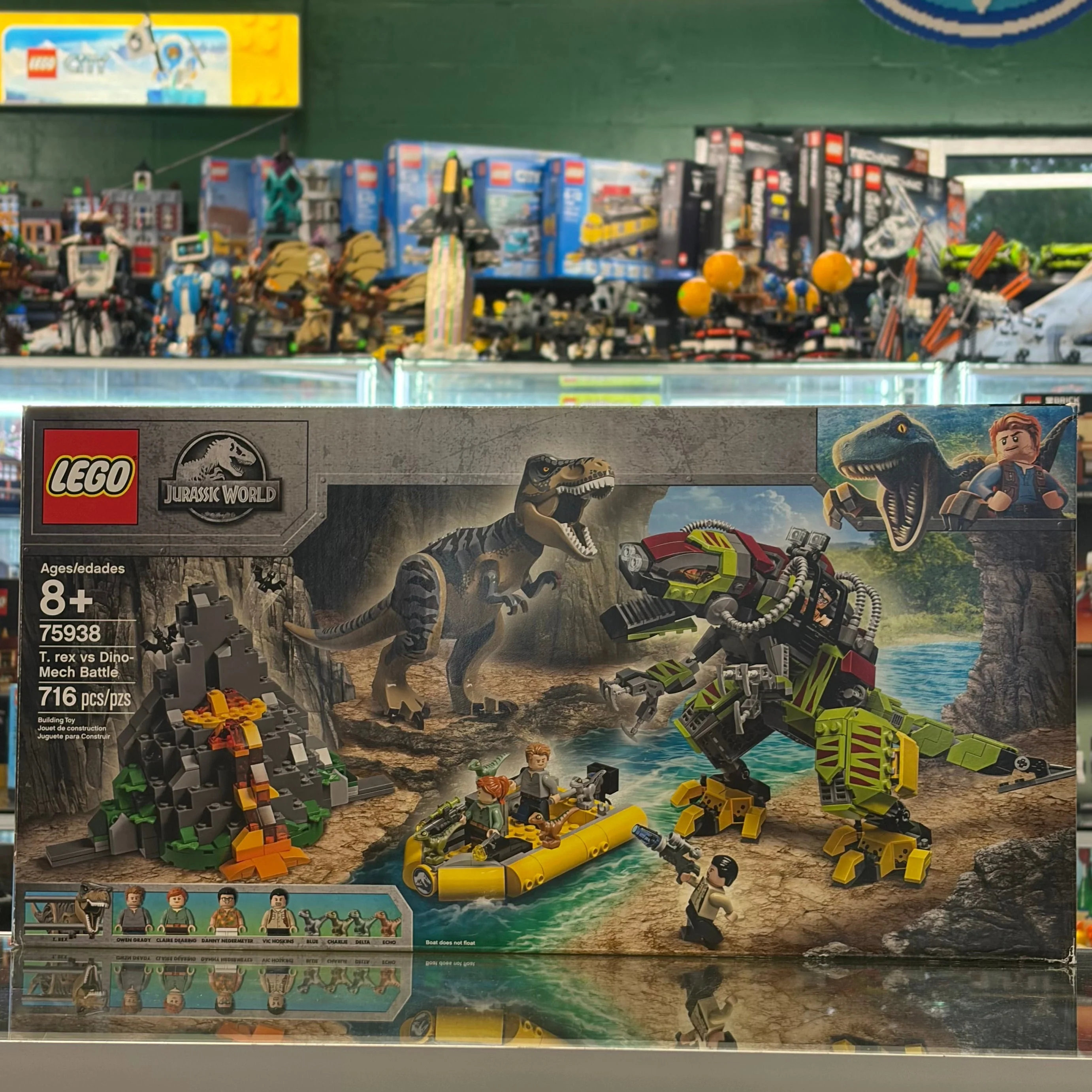 75938 - T. rex vs Dino-Mech Battle - EMPTY BOX ONLY