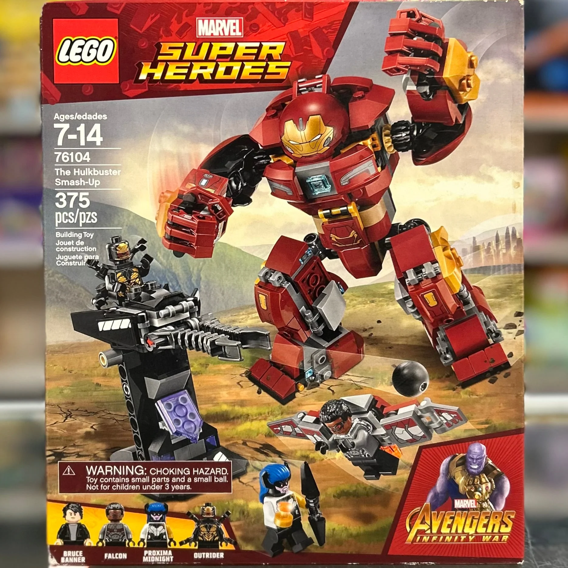 76104 - The Hulkbuster Smash-Up - EMPTY BOX ONLY