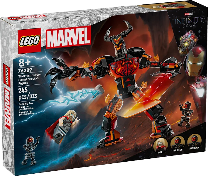 76289 - Thor vs. Surtur Construction Figure - EMPTY BOX ONLY - Image 2