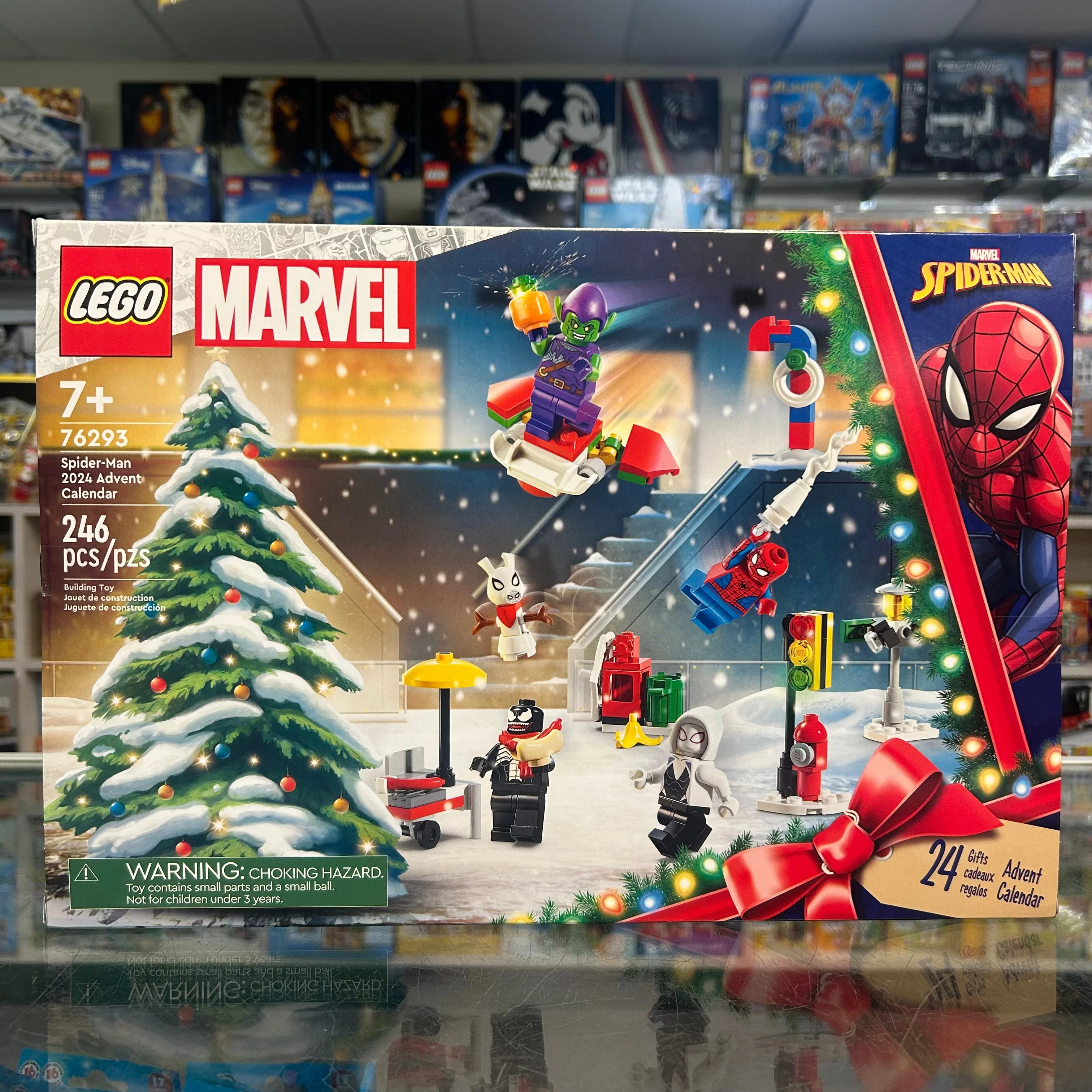 76293 - Spider -Man 2024 Advent Calendar - EMPTY BOX ONLY