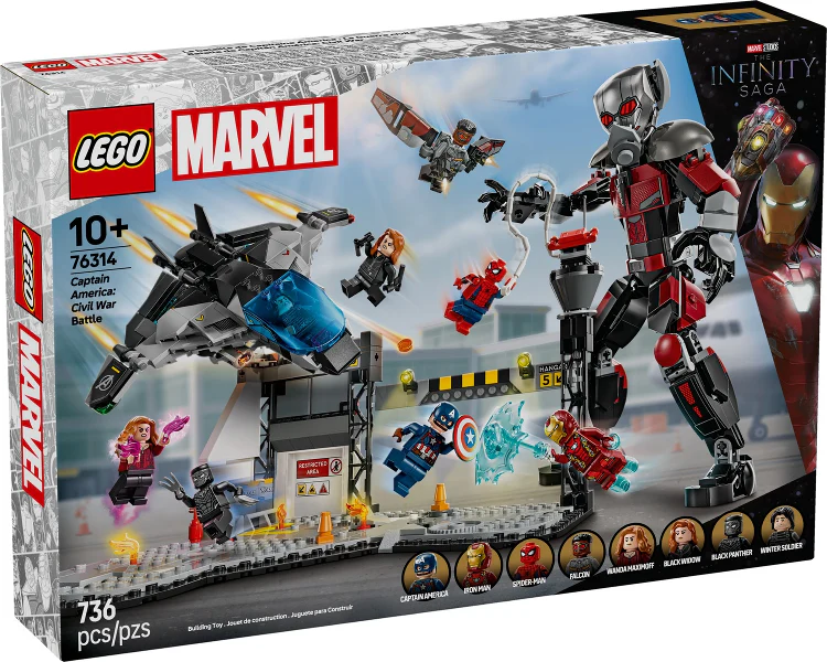 76314 - Captain America: Civil War Battle - EMPTY BOX ONLY - Image 2