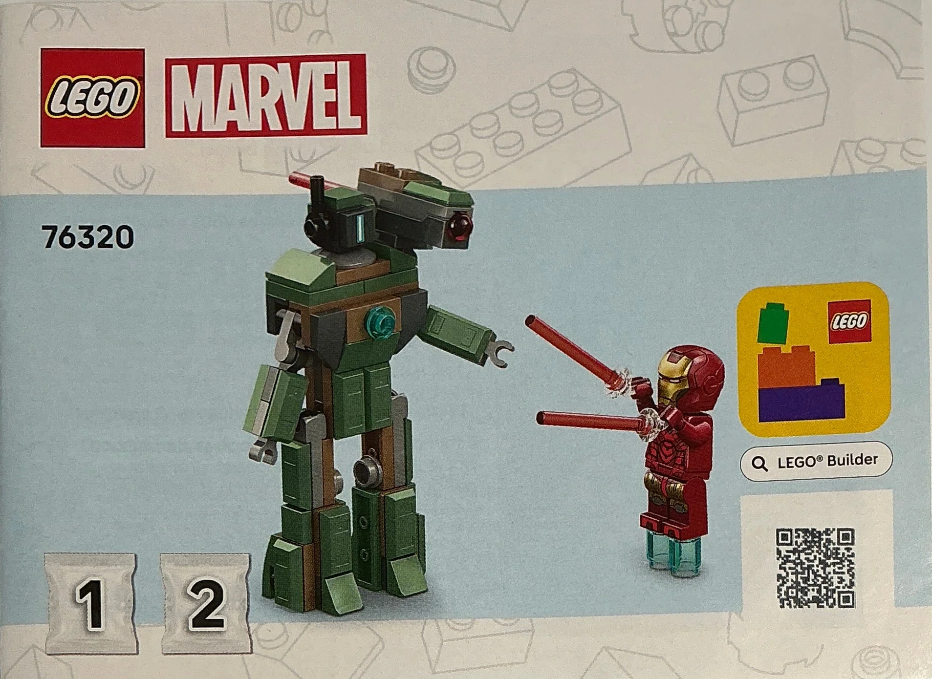 76320 - Iron Man & War Machine vs. Hammer Drones - INSTRUCTIONS ONLY - Image 2