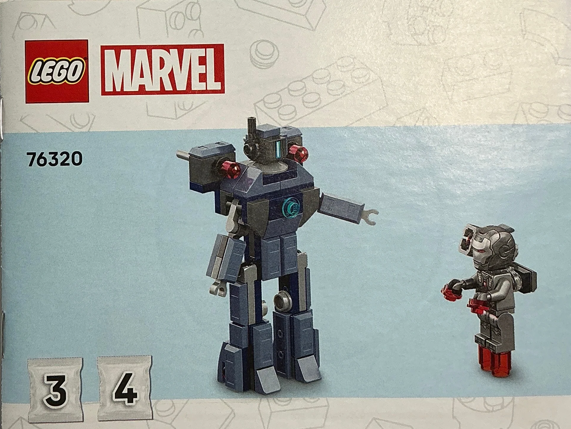 76320 - Iron Man & War Machine vs. Hammer Drones - INSTRUCTIONS ONLY - Image 3