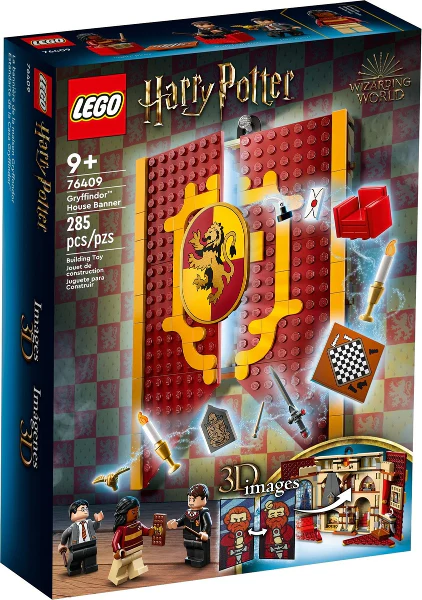 76409 - Gryffindor House Banner - EMPTY BOX ONLY - Image 2
