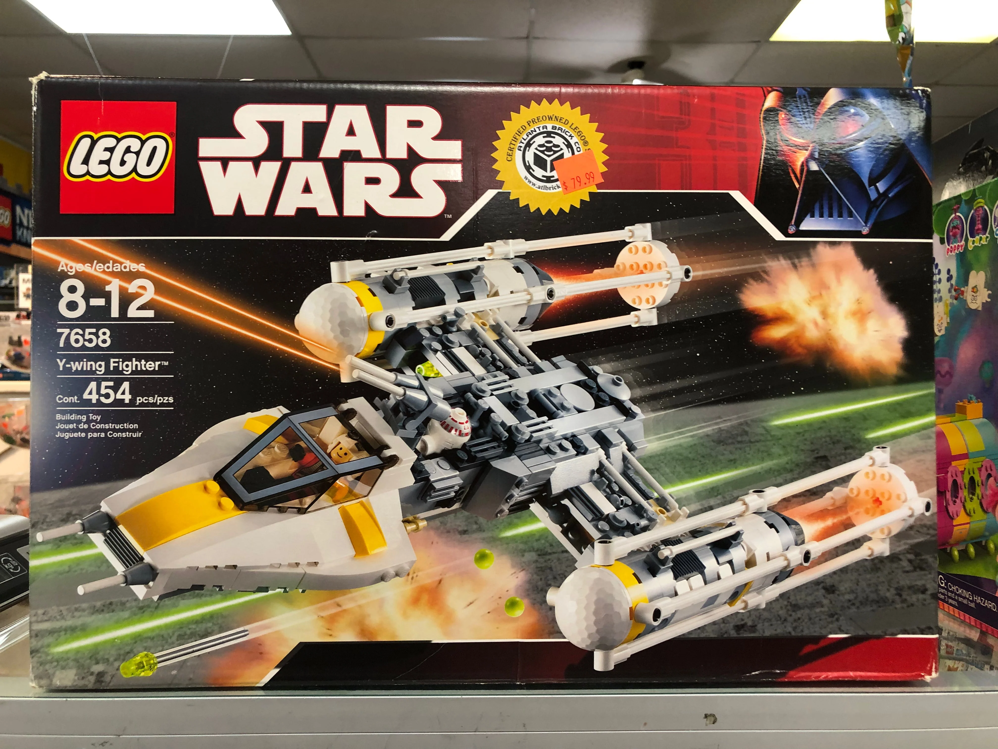 7658 - Y-wing Fighter - EMPTY BOX ONLY