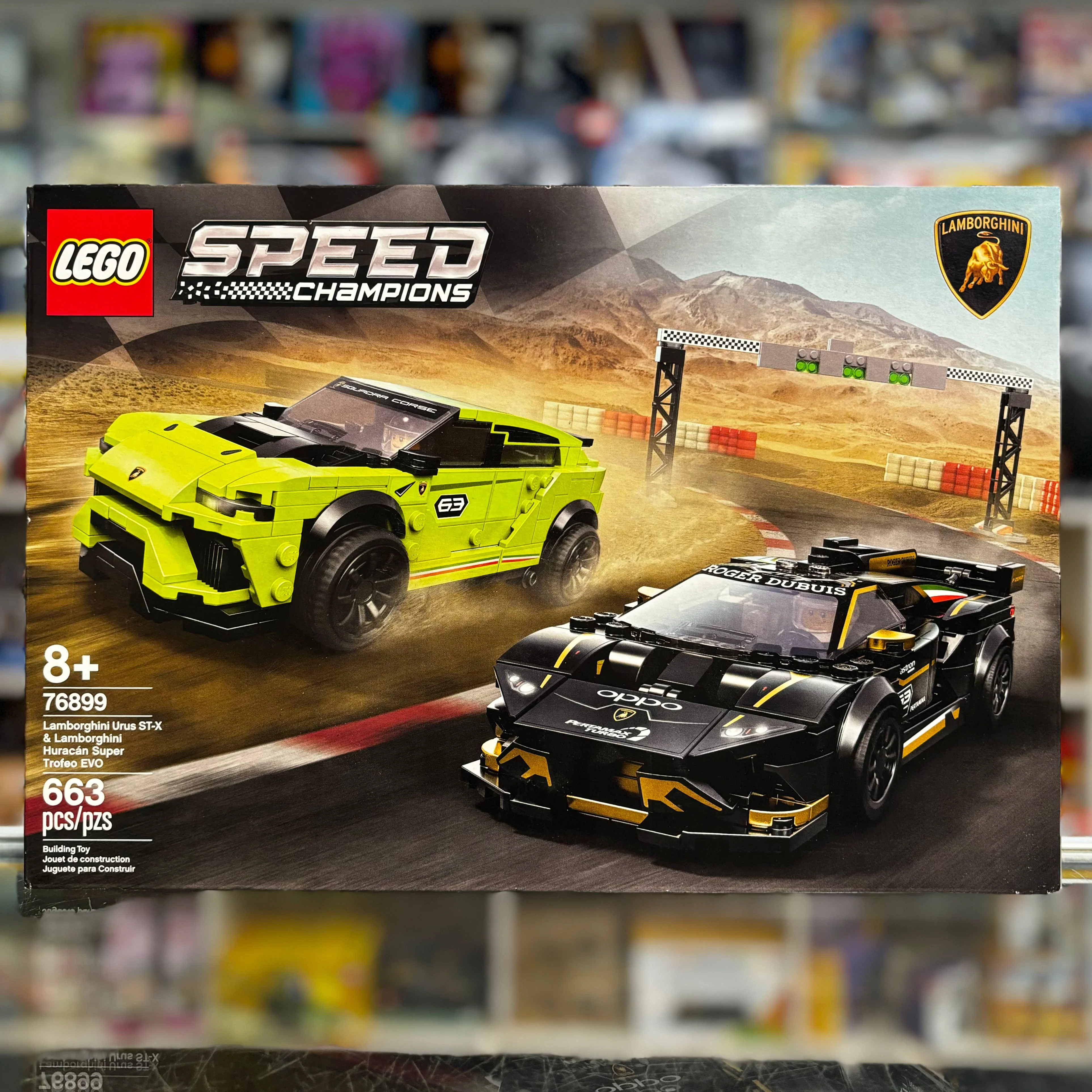 76899 - Lamborghini Urus ST-X & Lamborghini Huracán Super Trofeo EVO - EMPTY BOX ONLY