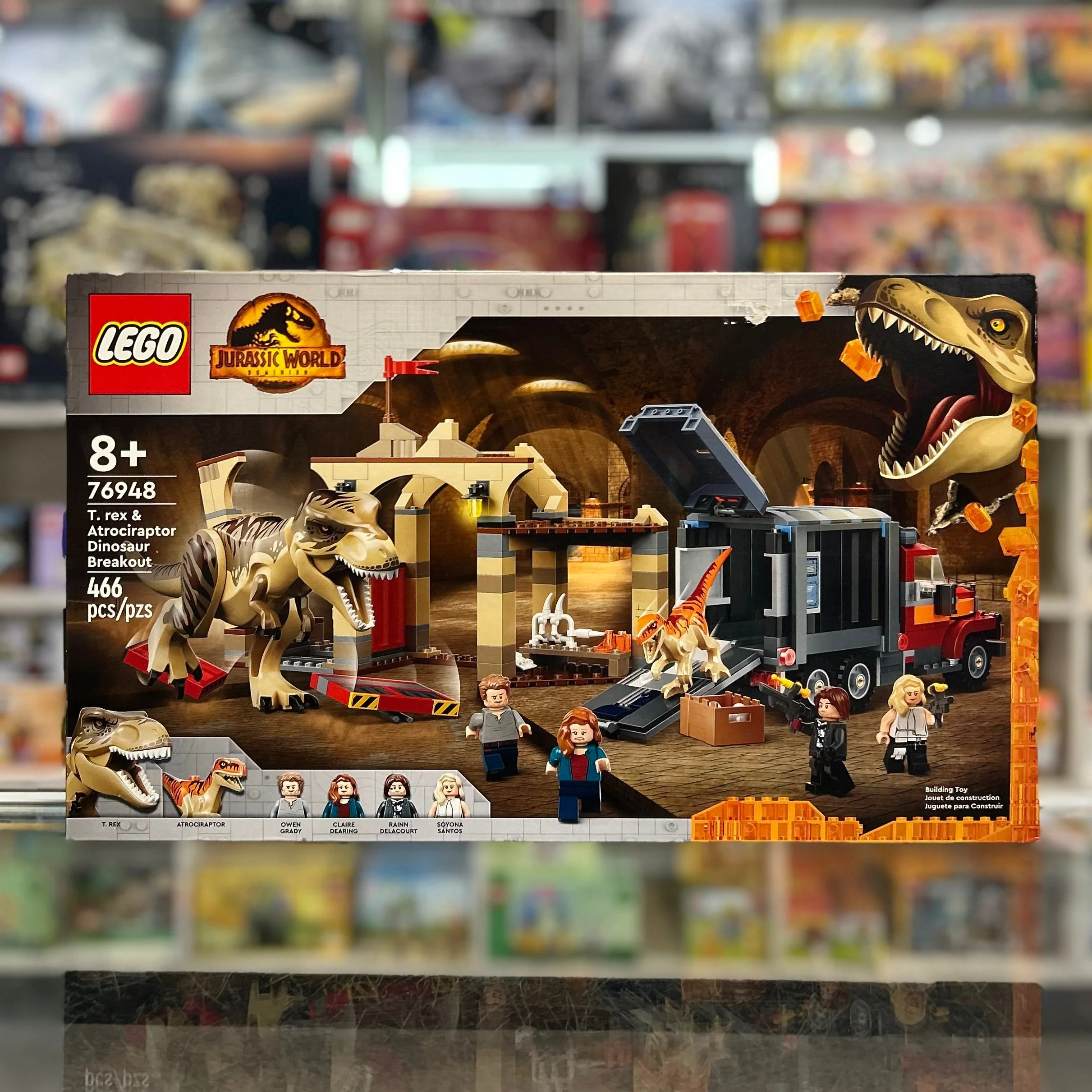 76948 - T. Rex & Atrociraptor Dinosaur Breakout - EMPTY BOX ONLY