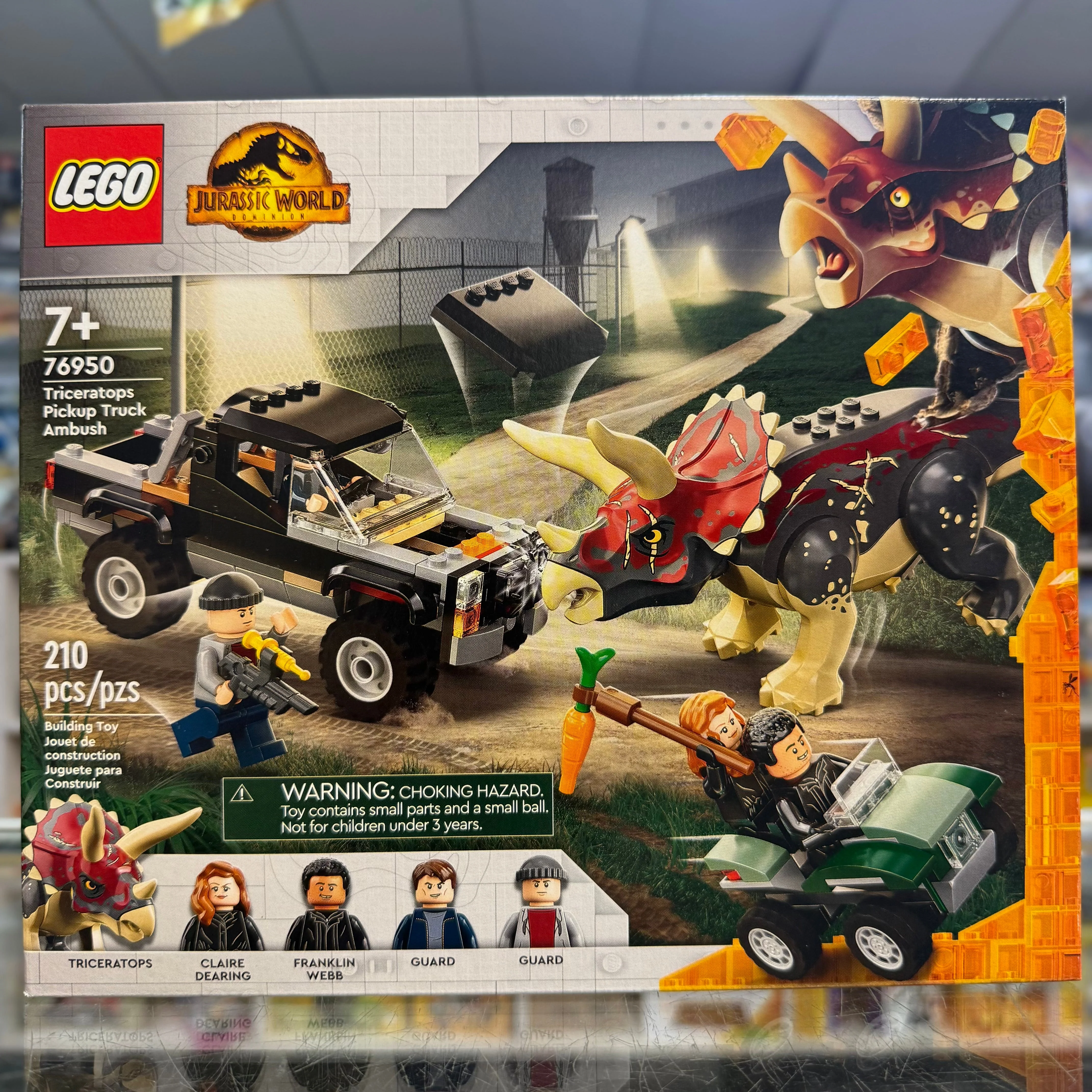76950 - Triceratops Pick-up Truck Ambush - EMPTY BOX ONLY