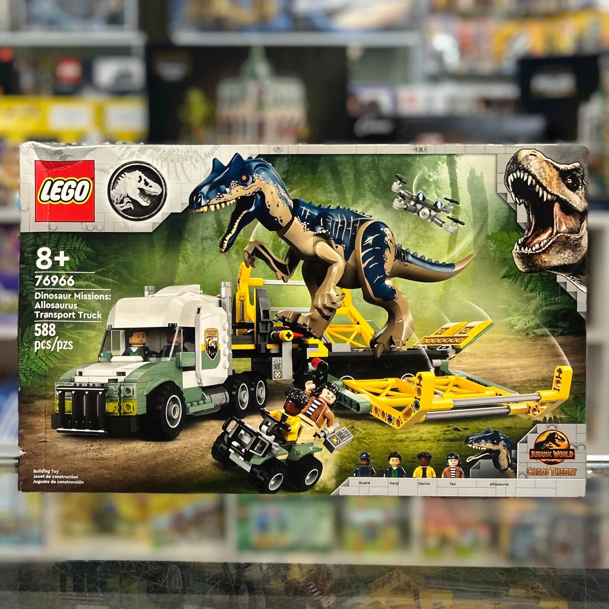 76966 - Dinosaur Mission: Allosaurus Transport Truck - EMPTY BOX ONLY