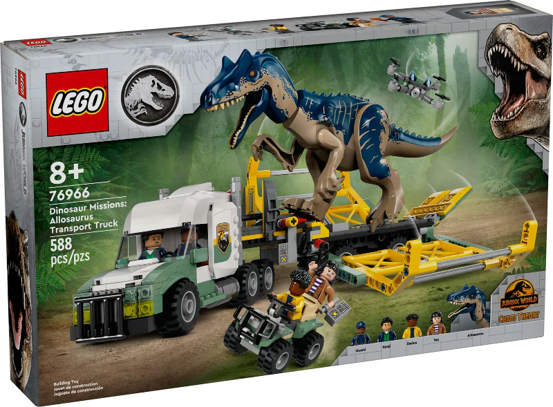 76966 - Dinosaur Mission: Allosaurus Transport Truck - EMPTY BOX ONLY - Image 2