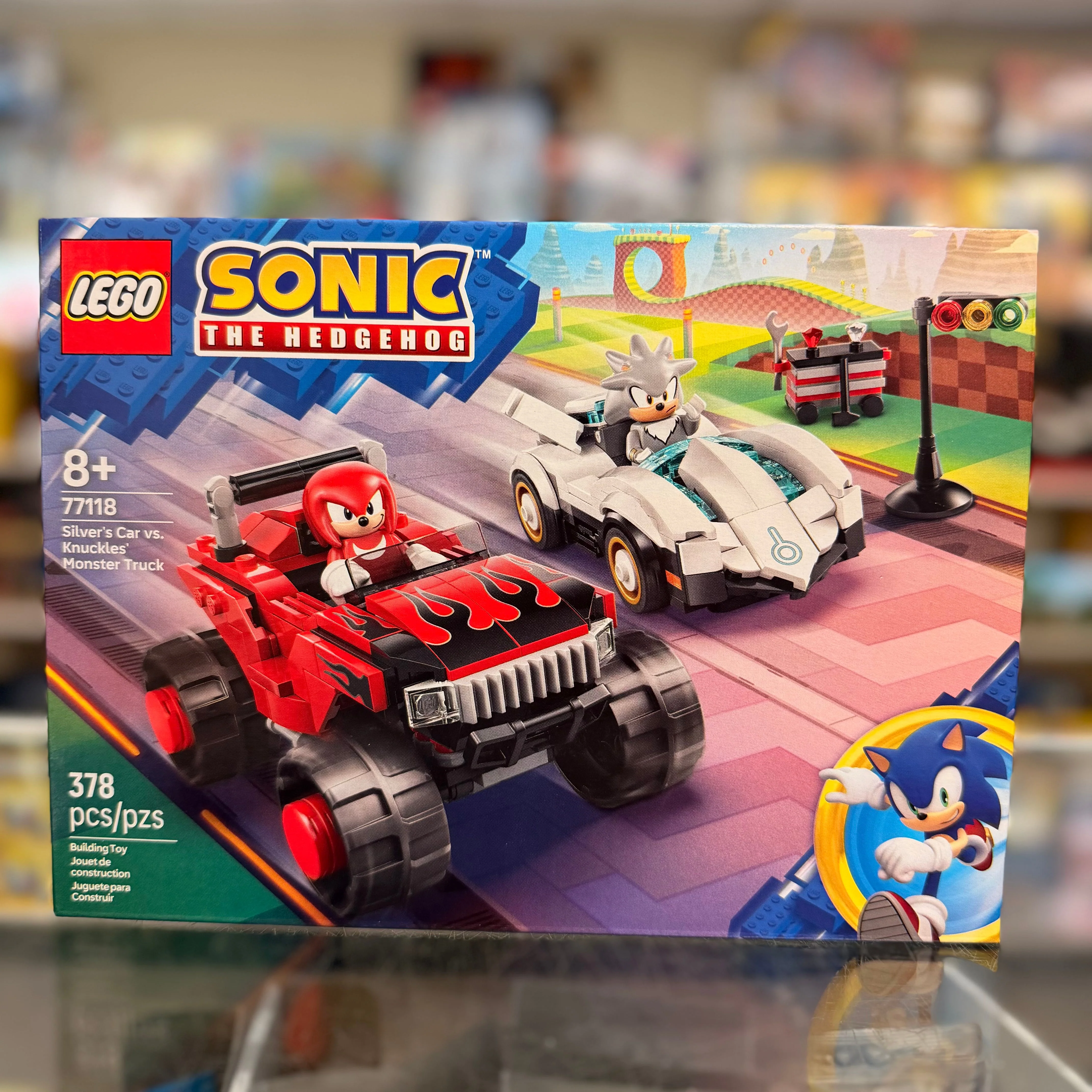 77118 - Silver's Car vs. Knuckles' Monster Truck - EMPTY BOX ONLY