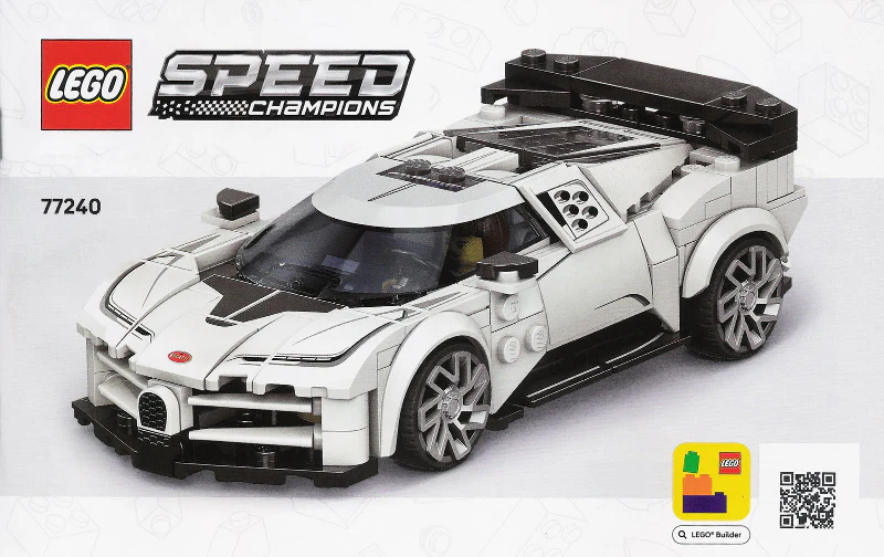 77240 -  Bugatti Centodieci - INSTRUCTIONS ONLY
