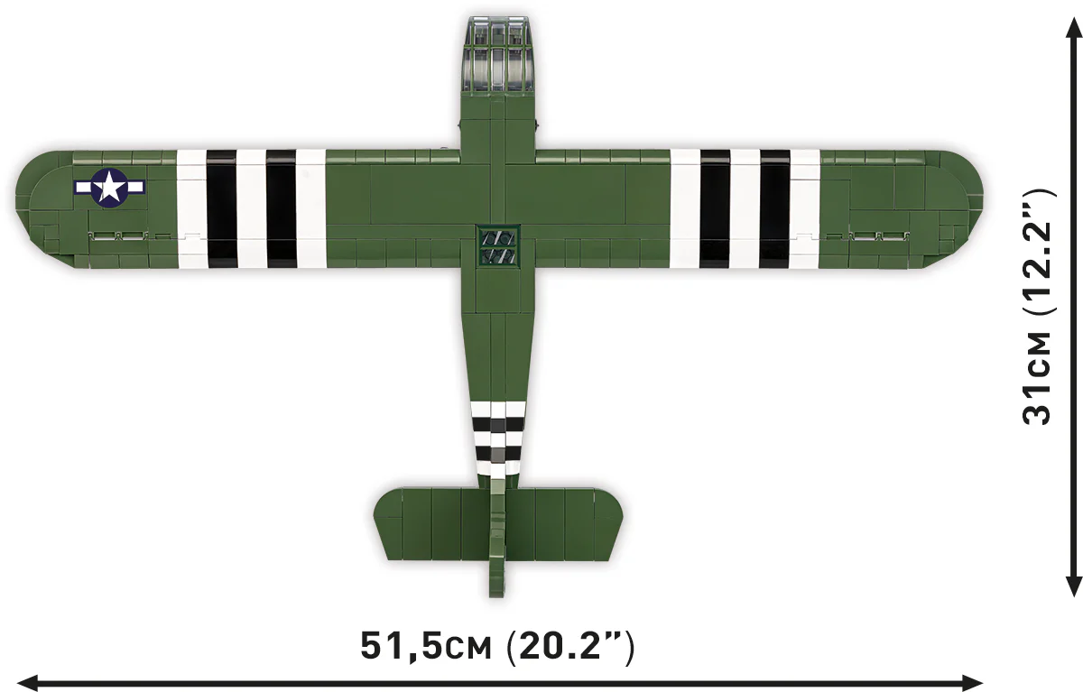 COBI WACO CG-4 Military Glider: Set #5755 - Image 3