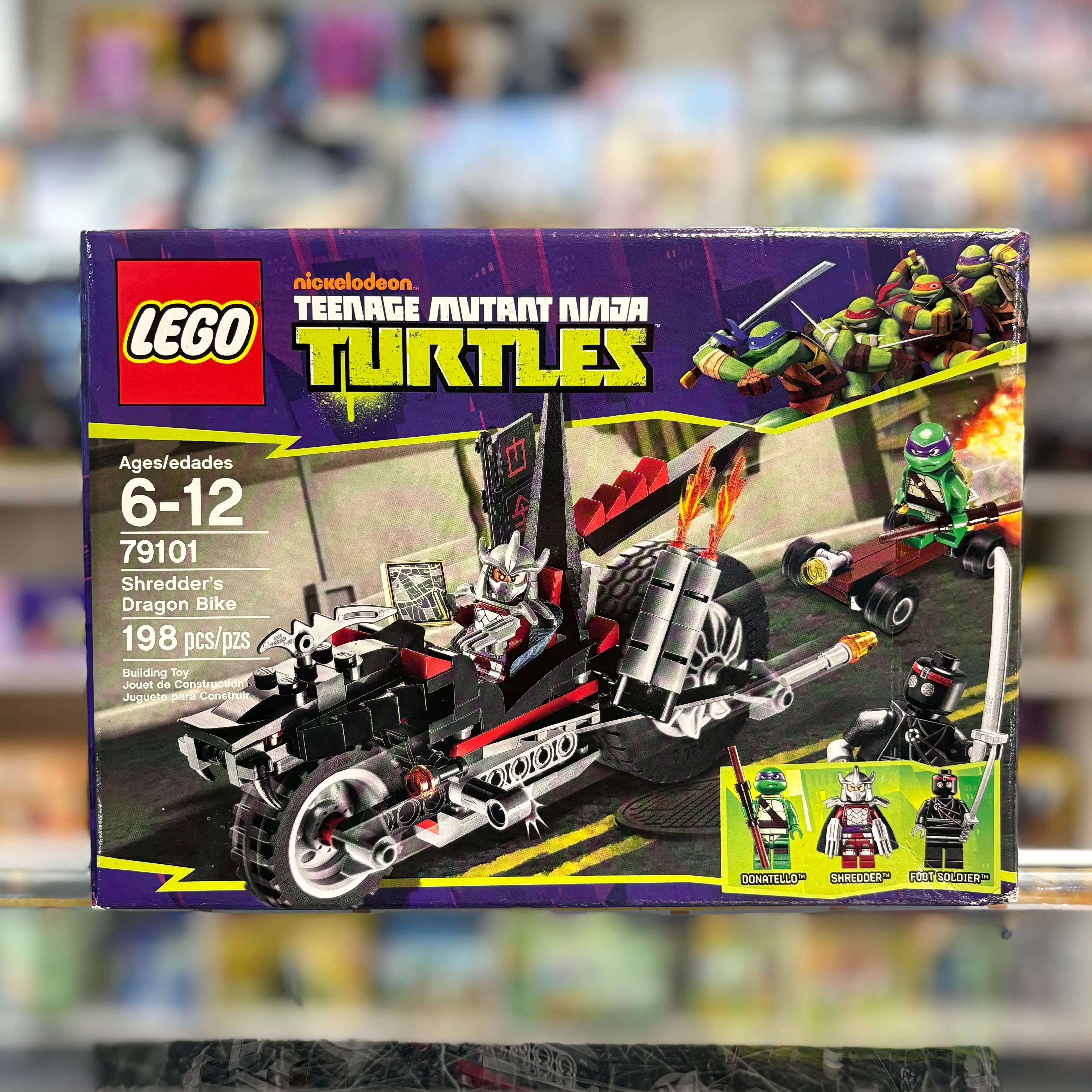 79101 - Shredder's Dragon Bike - EMPTY BOX ONLY