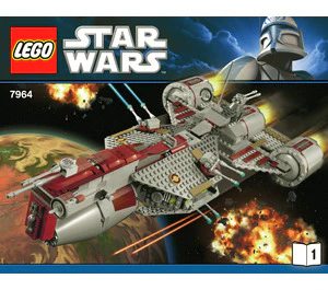 7964-Republic Frigate - INSTRUCTIONS ONLY