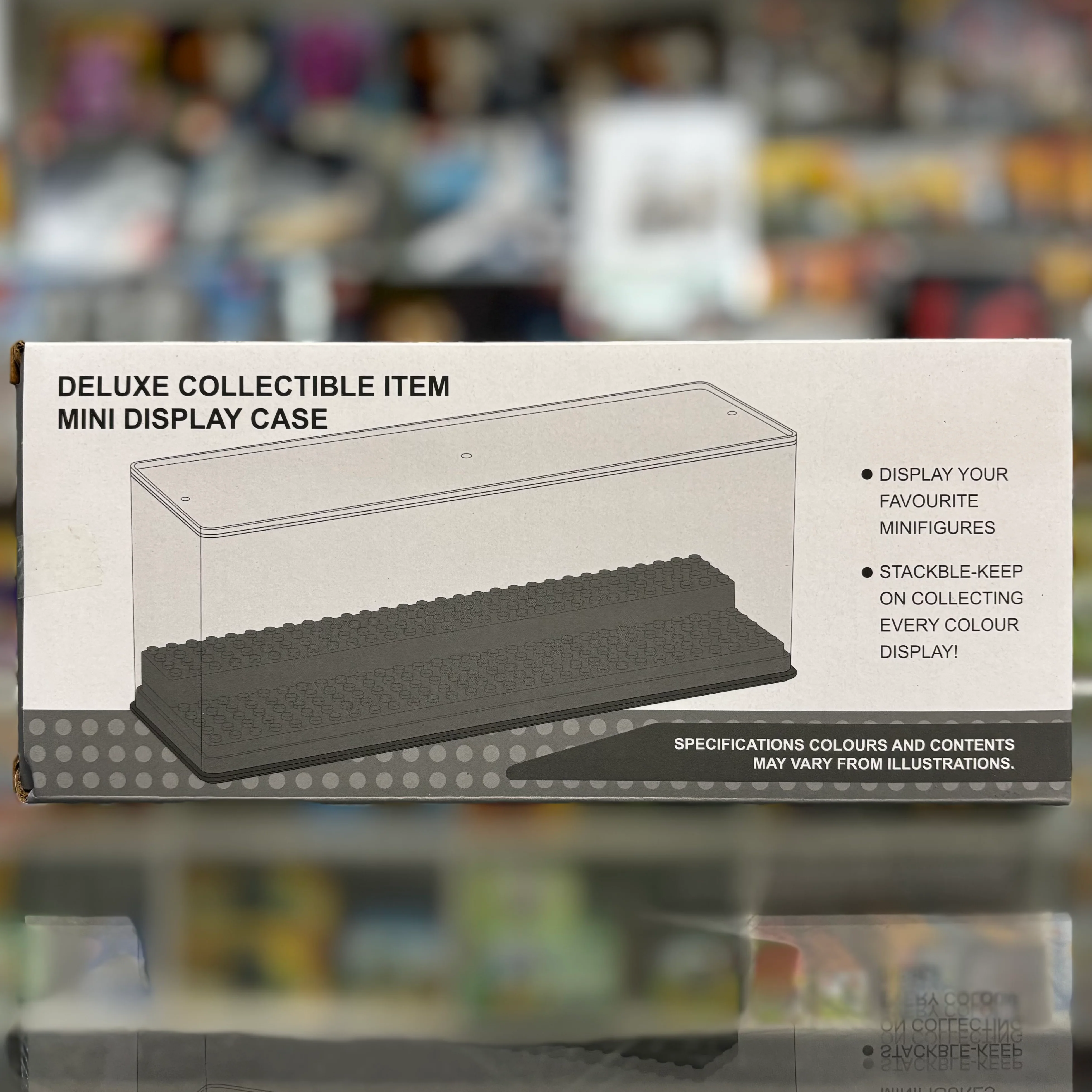 9x30 Studs Minifigure Display Case Removable Platform - Fits up to 33 Minifigures, 10709