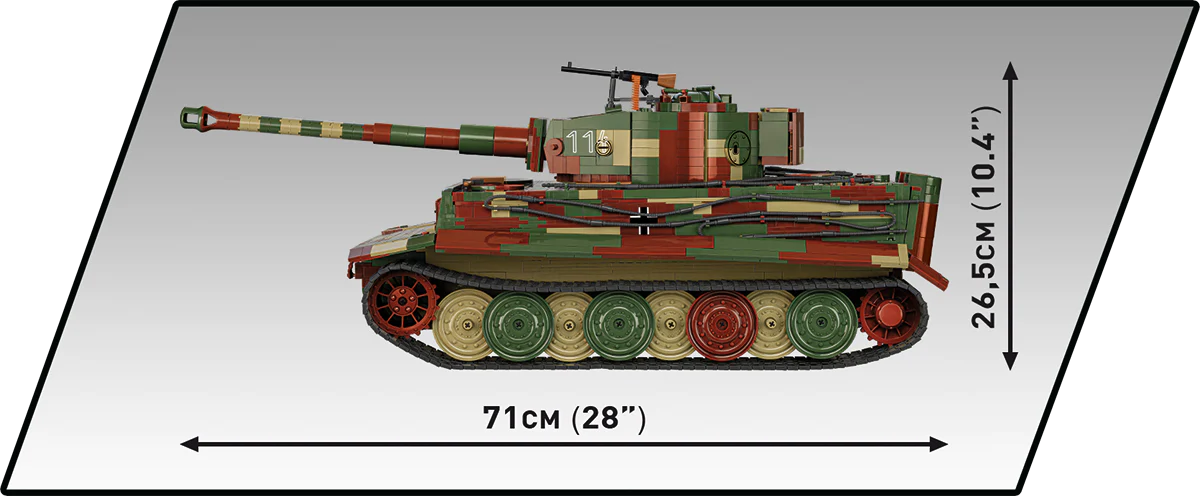 COBI EXECUTIVE EDITION PzKpfw VI Ausf. E Panzer Tank : Set #2807 - Image 4