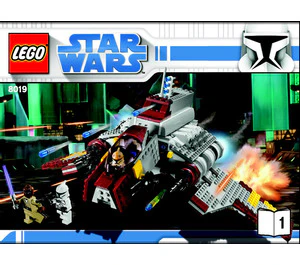 8019-Republic Attack Shuttle - INSTRUCTIONS ONLY