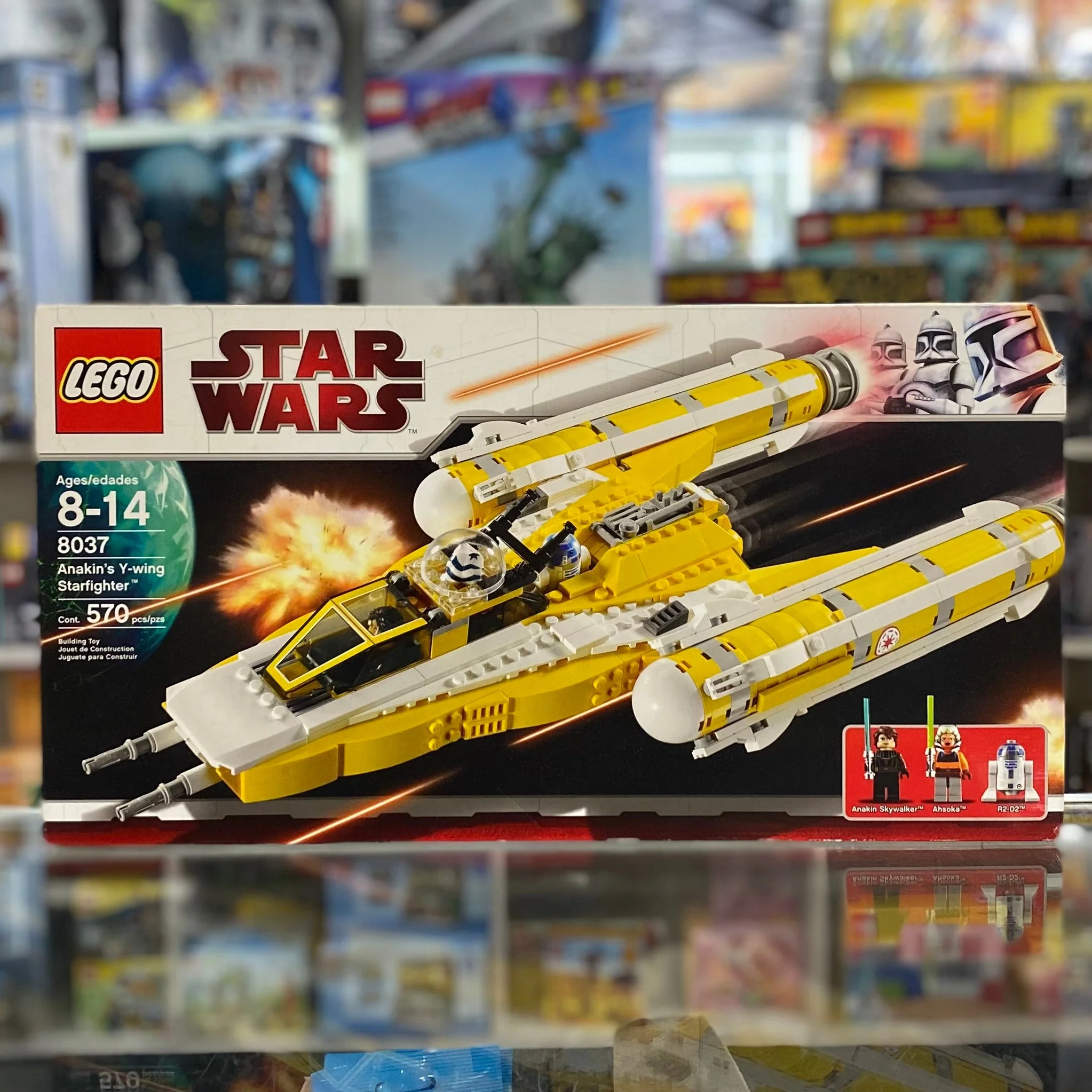 8037 - Anakin's Y-wing Starfighter - EMPTY BOX ONLY