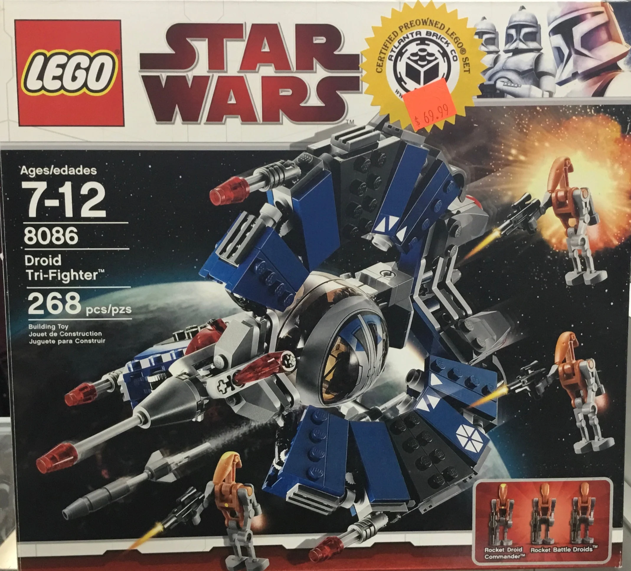 8086 - Droid Tri-Fighter - EMPTY BOX ONLY