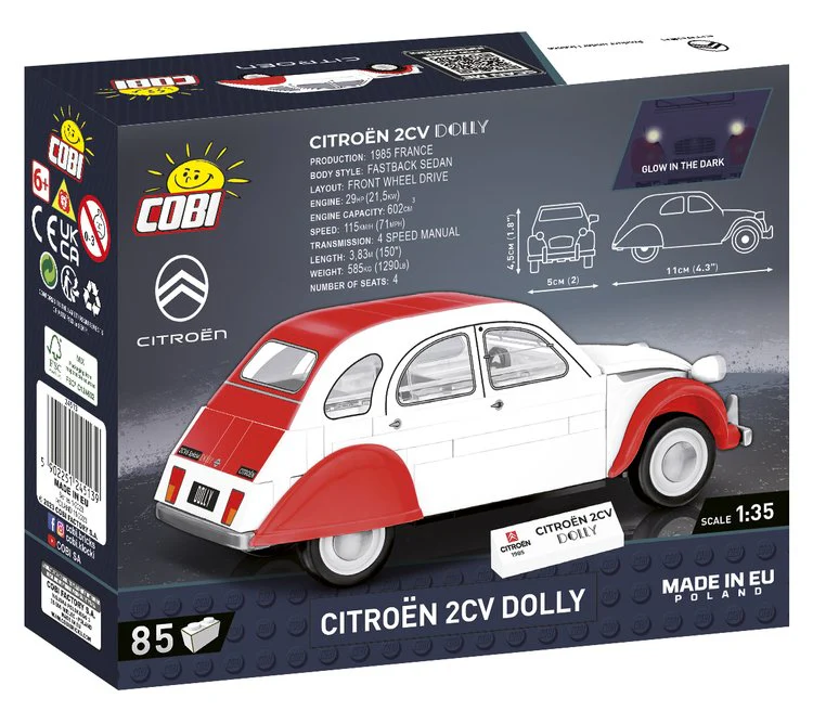 COBI Citroen 2CV Dolly Car: Set #24513 - Image 2
