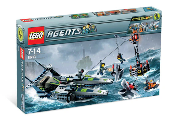 8633 - Mission 4: Speedboat Rescue - EMPTY BOX ONLY