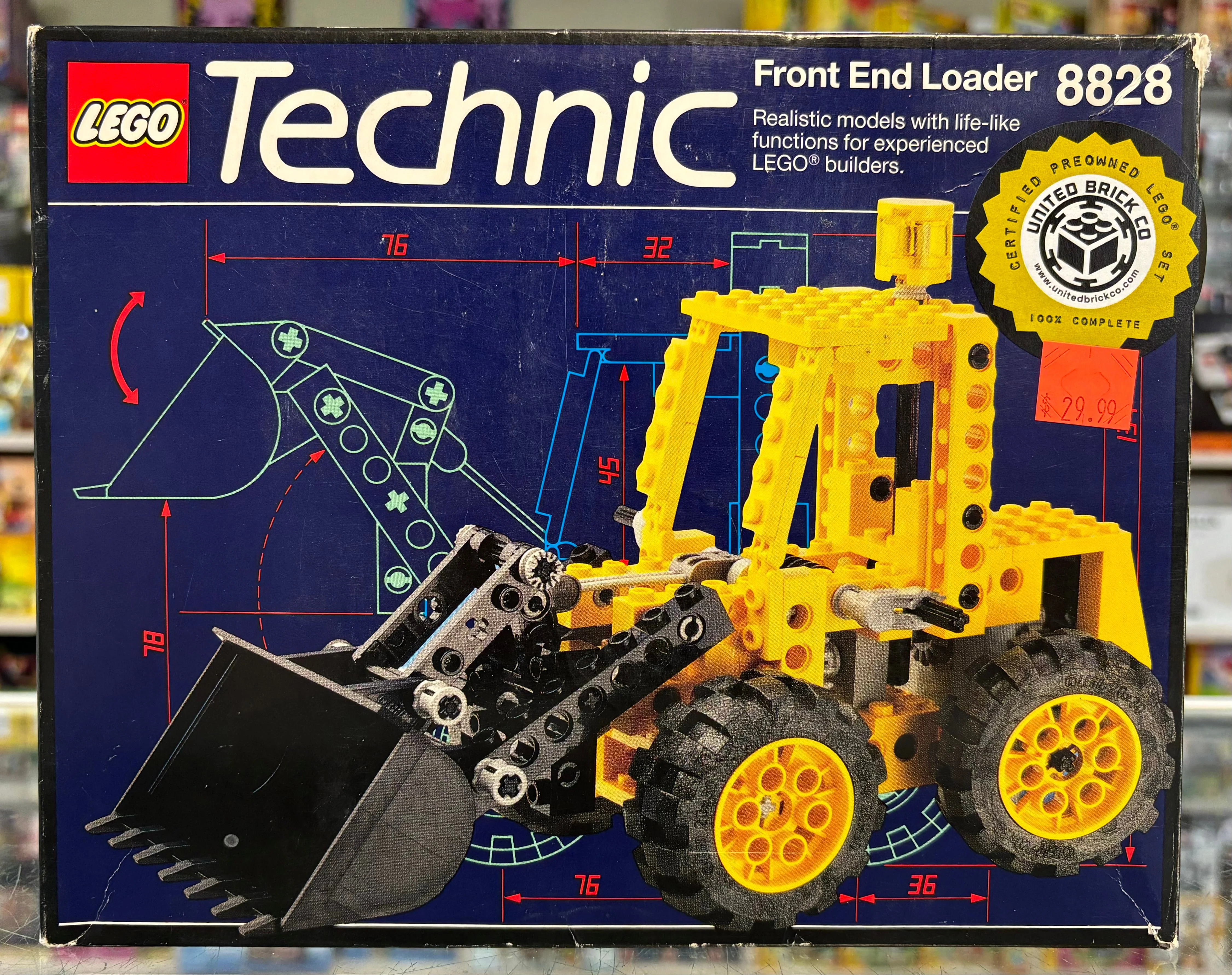 8828 - Front End Loader - EMPTY BOX ONLY
