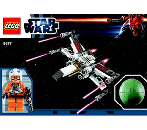 9677-X - wing Starfighter & Yavin 4 - INSTRUCTIONS ONLY