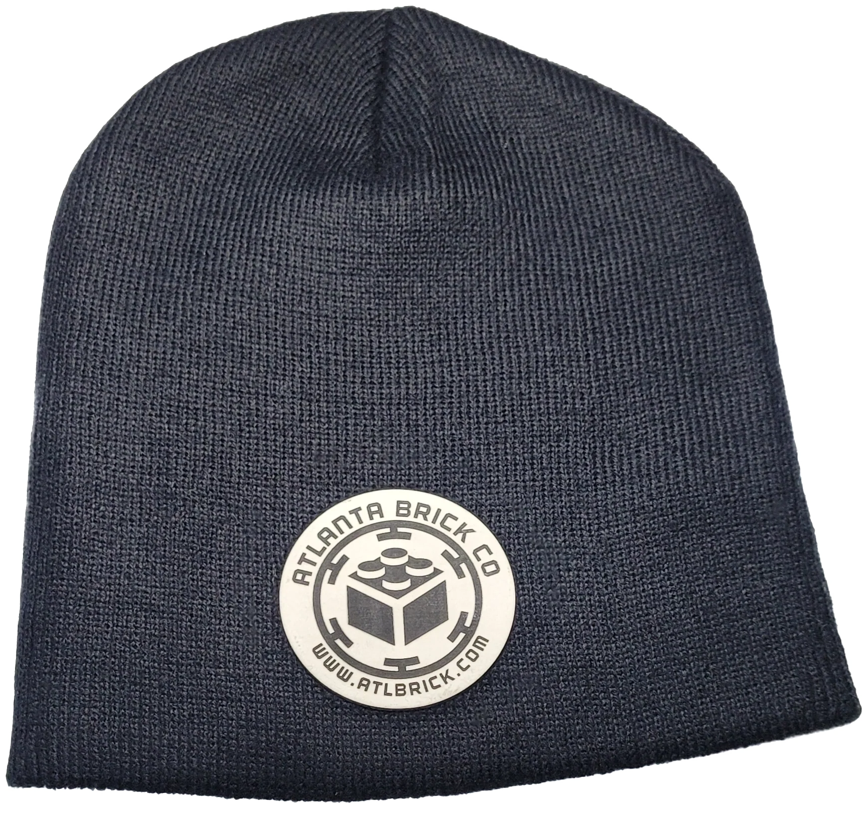 ABC Beanie - Black with White Patch