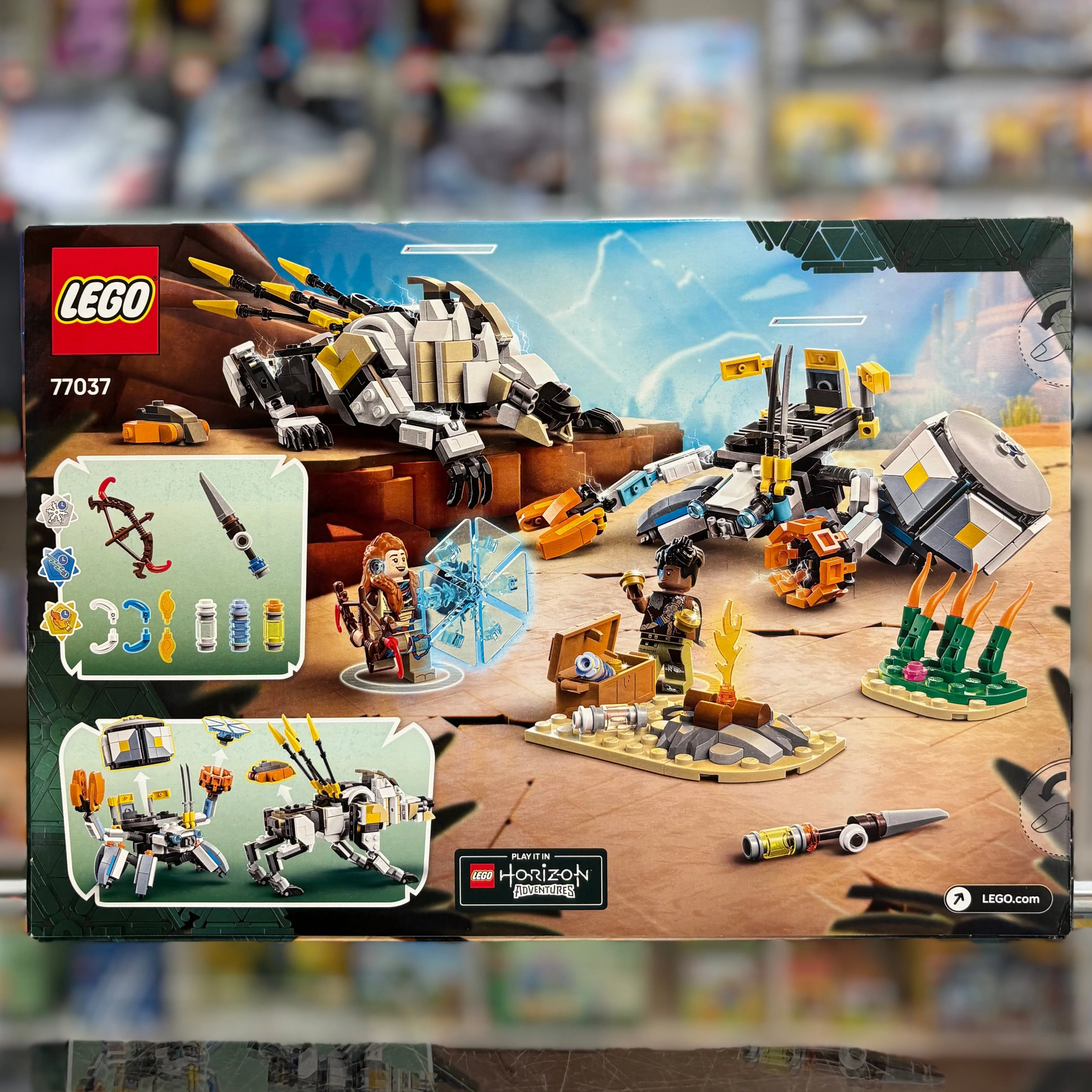 Aloy & Varl vs. Shell-Walker & Sawtooth, 77037 - LEGO® Horizon Adventures Set - Image 2