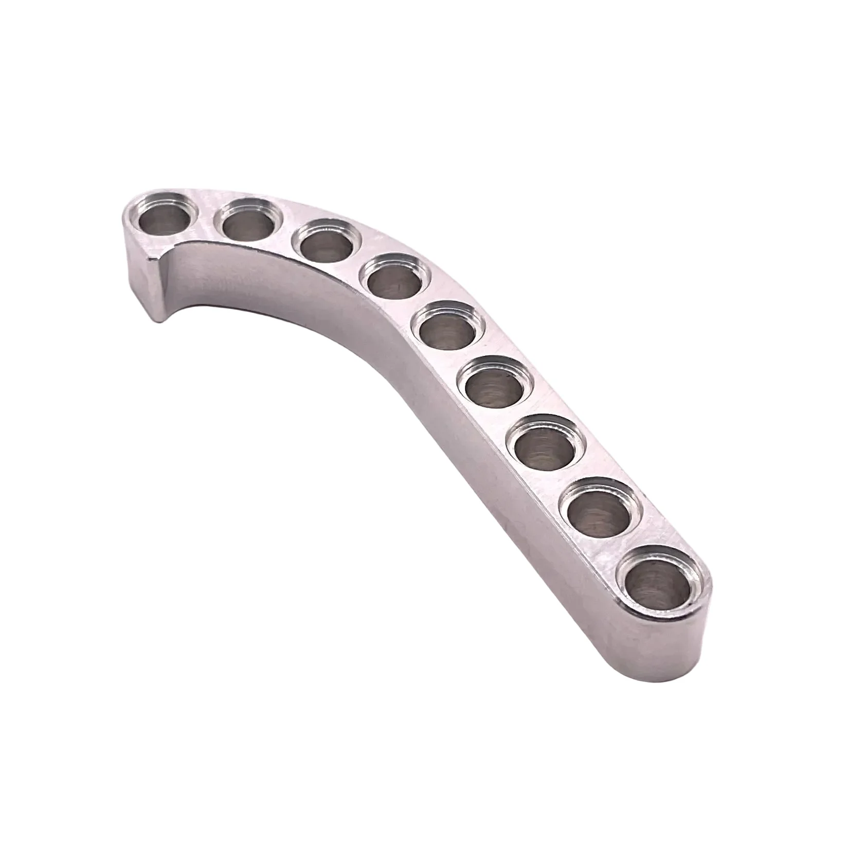 Aluminum 1x9 Curved Liftarm, LEGO® Technic Compatible