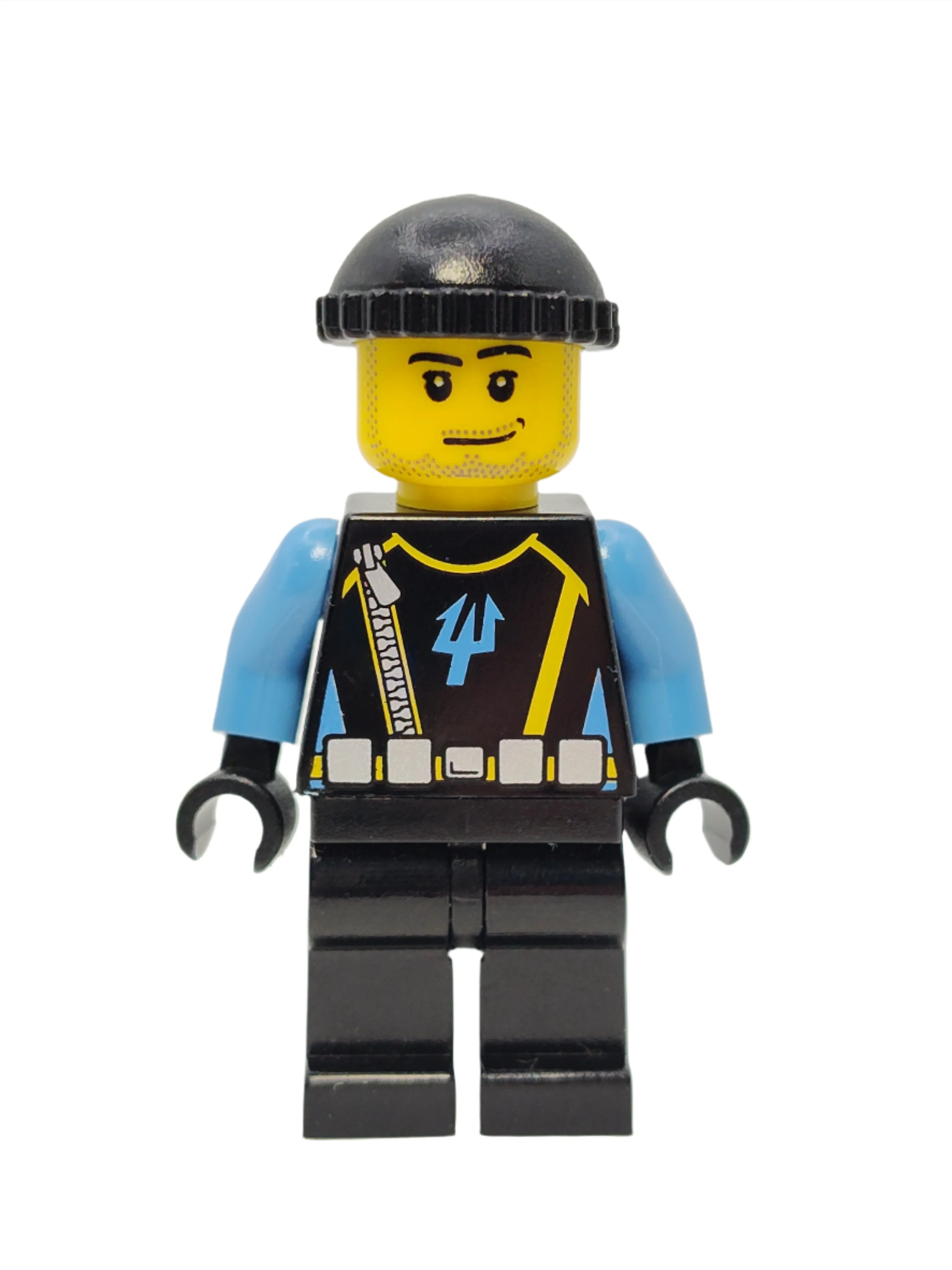 Aquaraider Diver 5 - Black Knit Cap, aqu019
