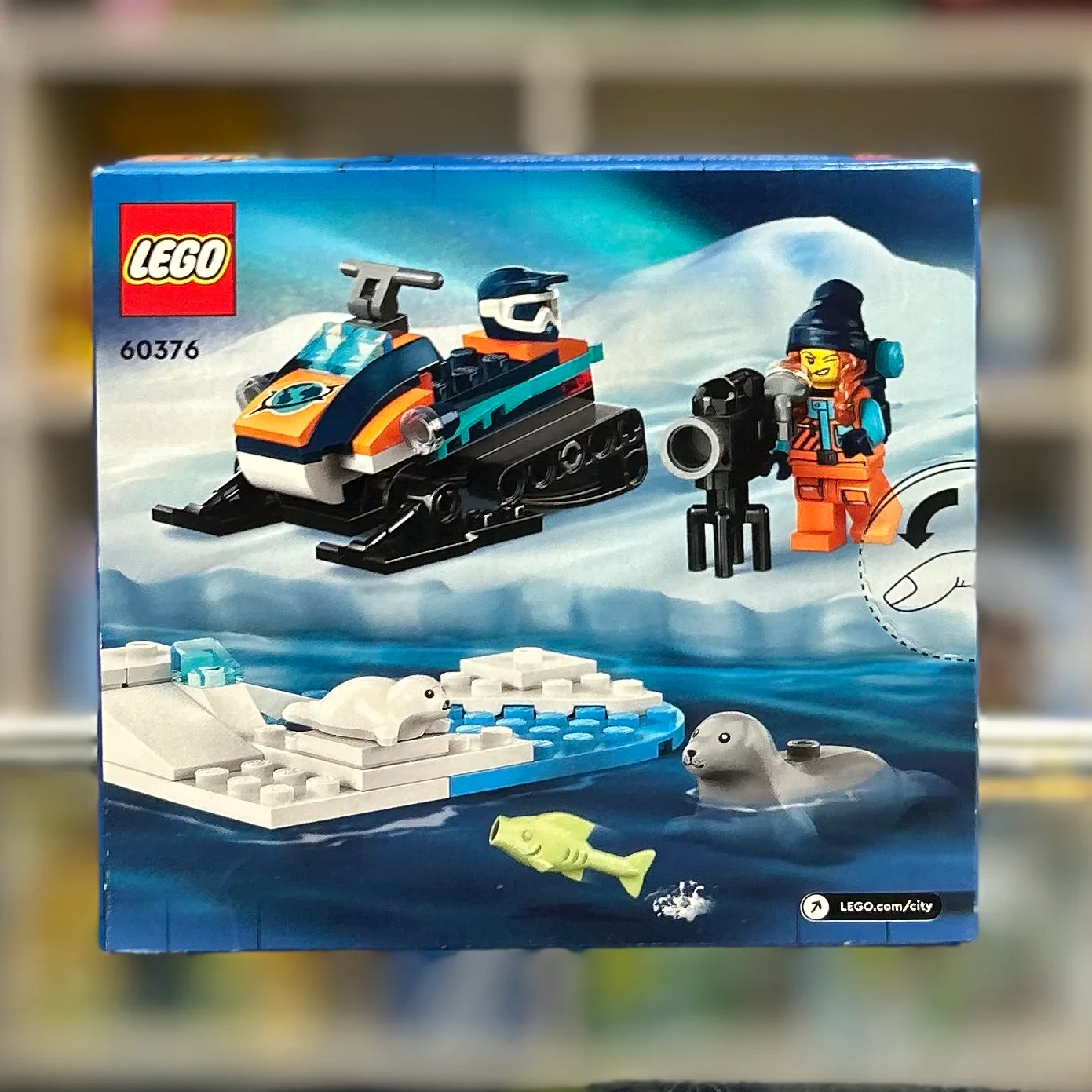 Arctic Explorer Snowmobile, 60376 - LEGO® City Set - Image 2