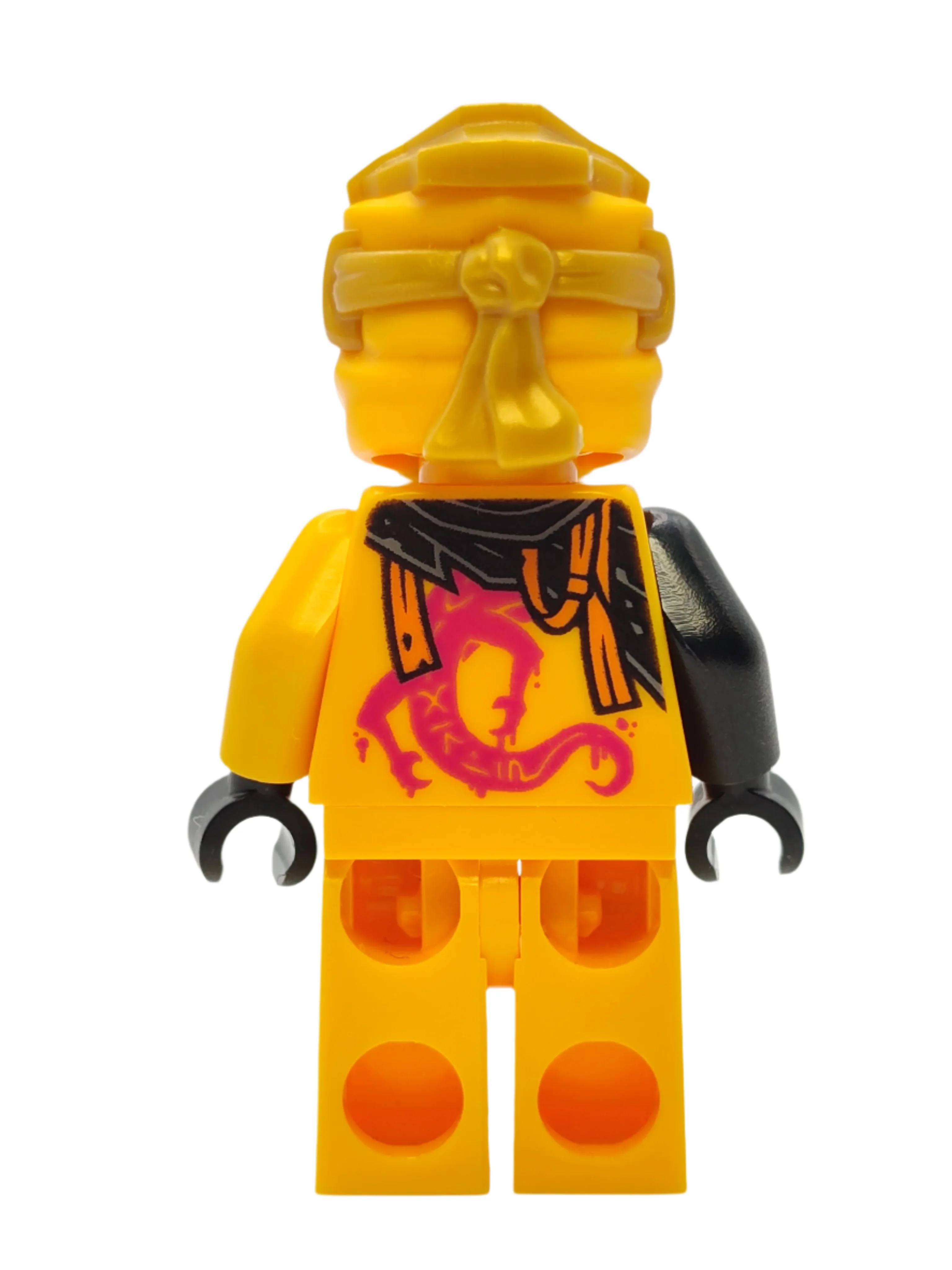 Arin - Shirt with Magenta Dragon and Head Wrap, njo0921 - LEGO® Ninjago Minifigure - Image 3