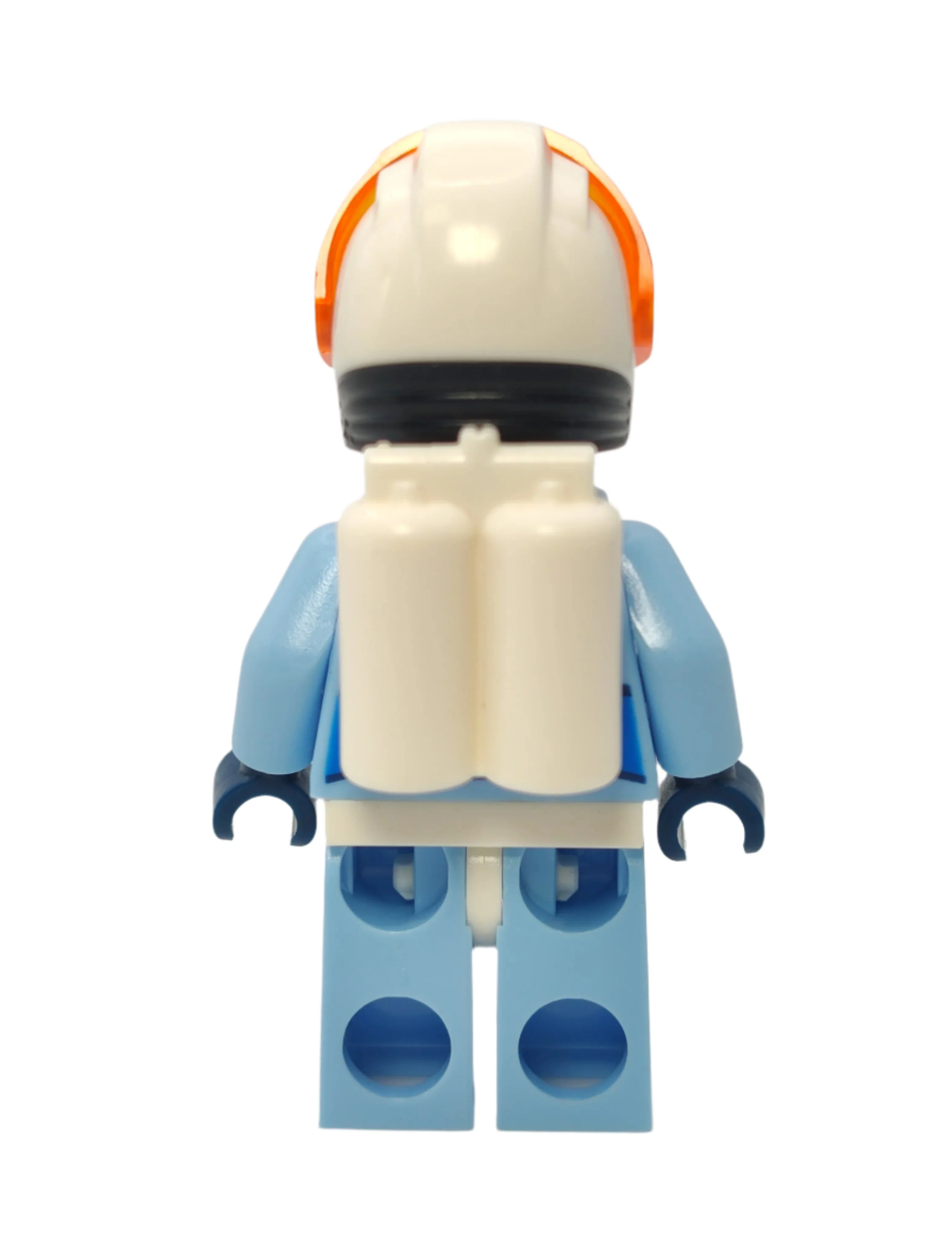 Astronaut - Bright Light Blue Spacesuit with Blue Belt and Open Mouth Smile, cty1028 - Image 3
