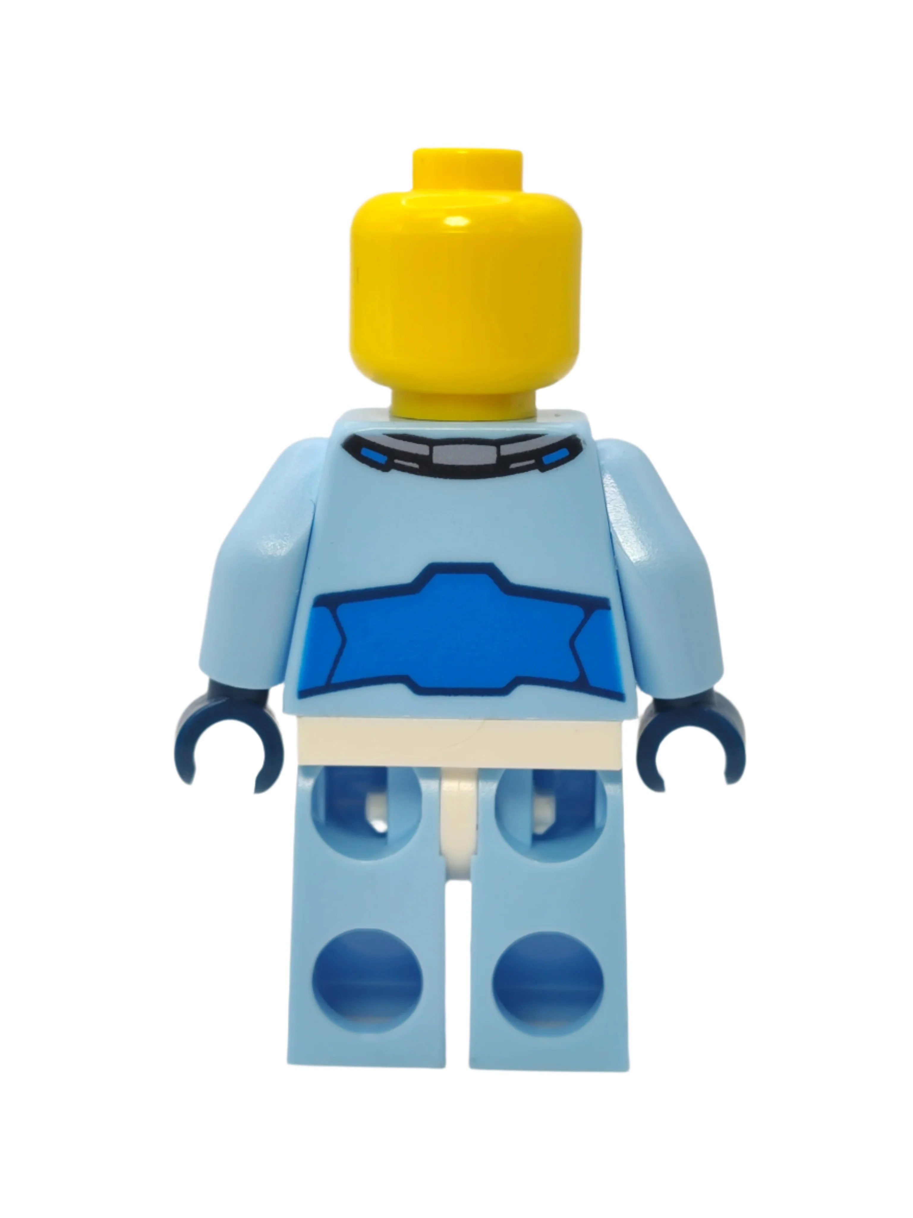 Astronaut - Bright Light Blue Spacesuit with Blue Belt and Open Mouth Smile, cty1028 - Image 4