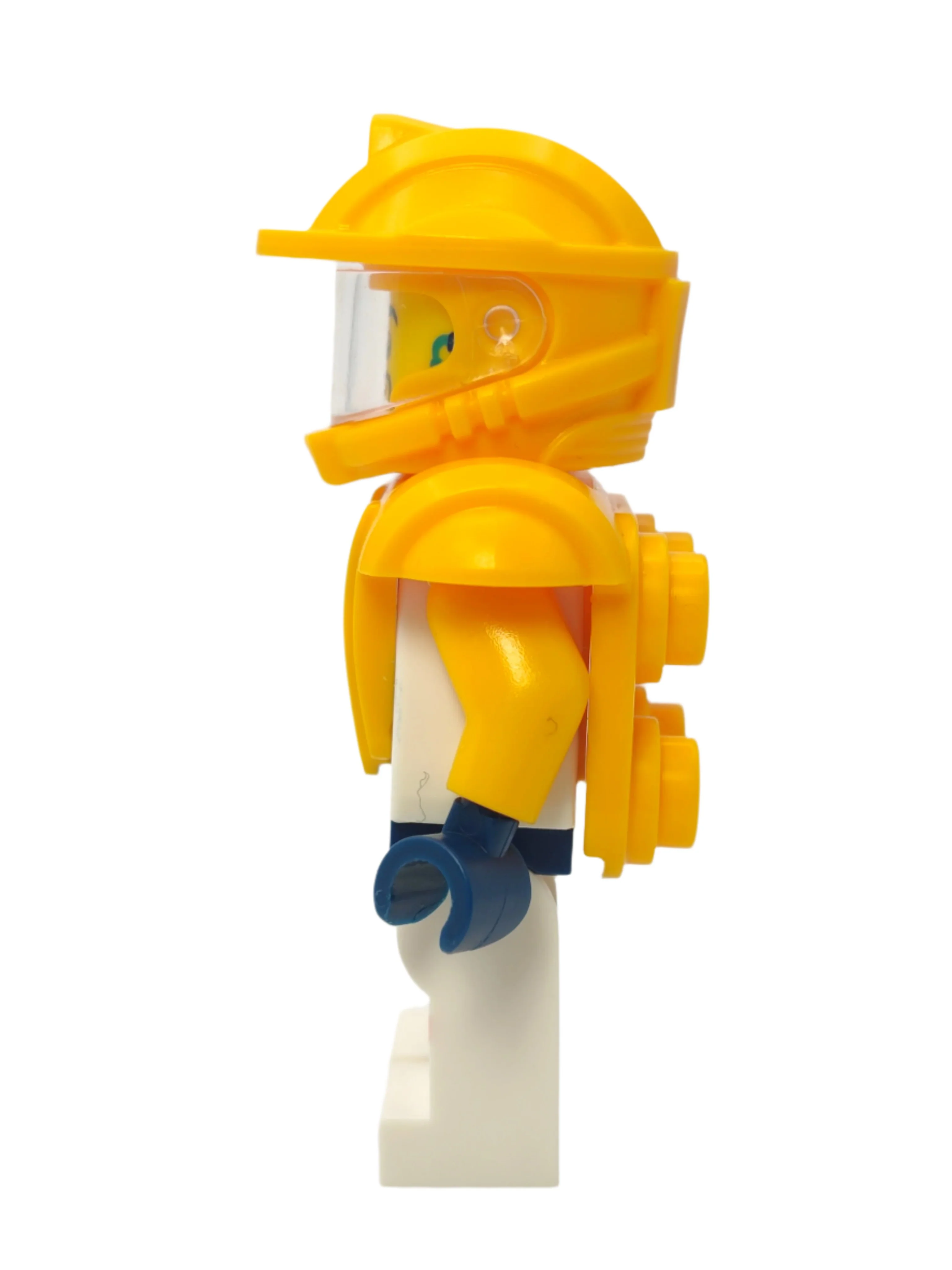 Astronaut - White Spacesuit with Bright Light Orange Armor, cty1745 - Image 2