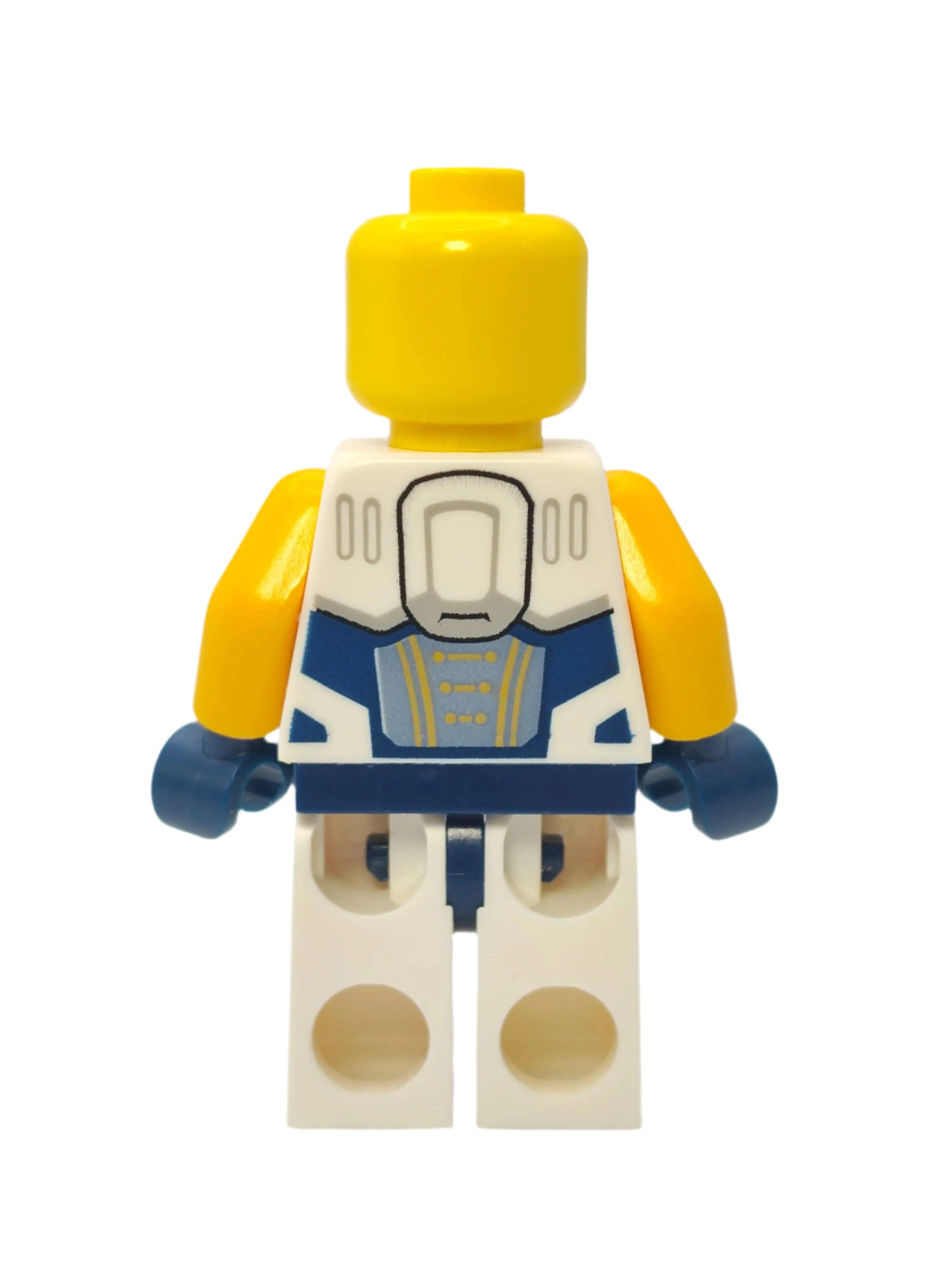 Astronaut - White Spacesuit with Bright Light Orange Armor, cty1745 - Image 4