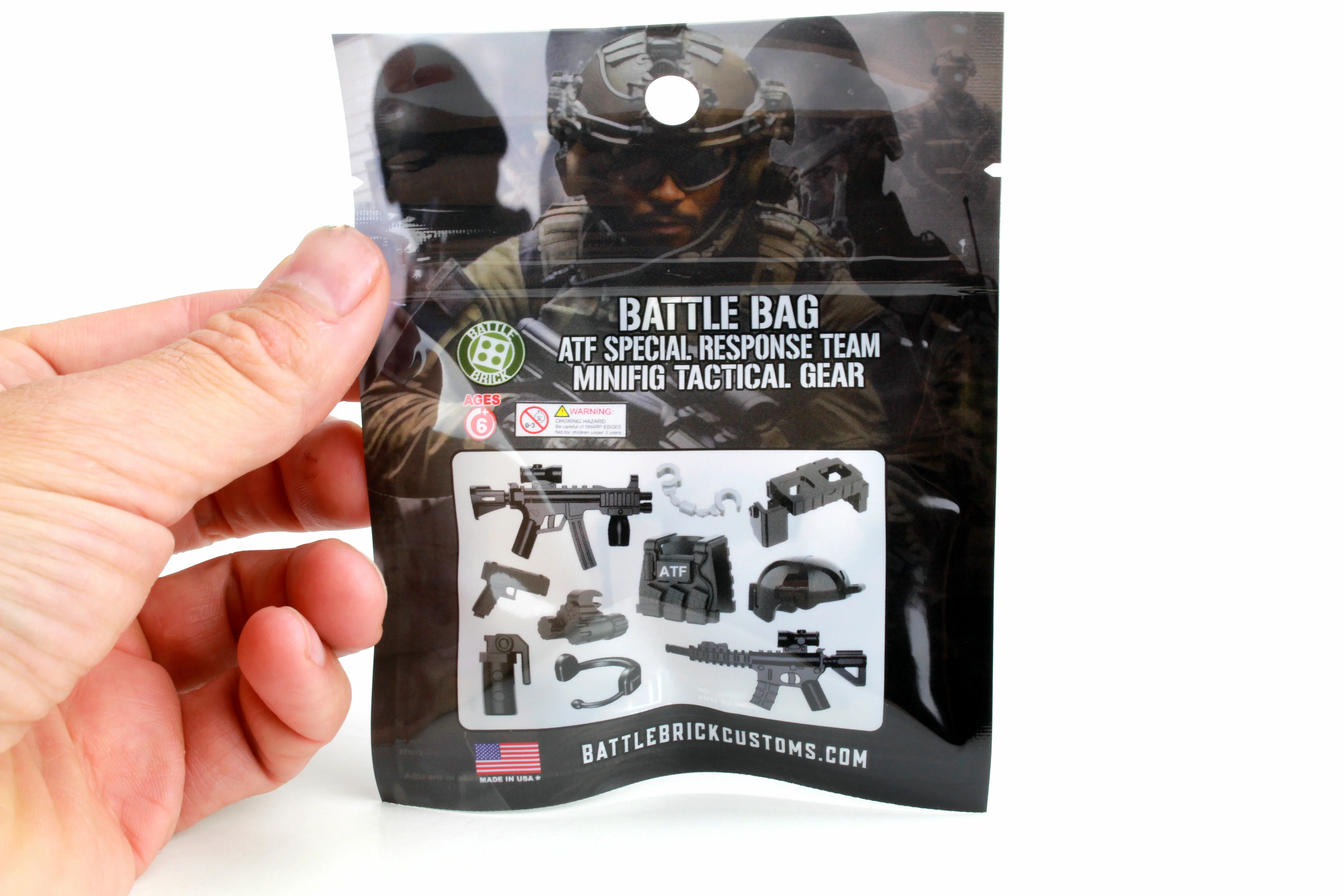 ATF Special Response Team Tactical Gear Pack Custom Minifigure Toy Accessories - Image 2