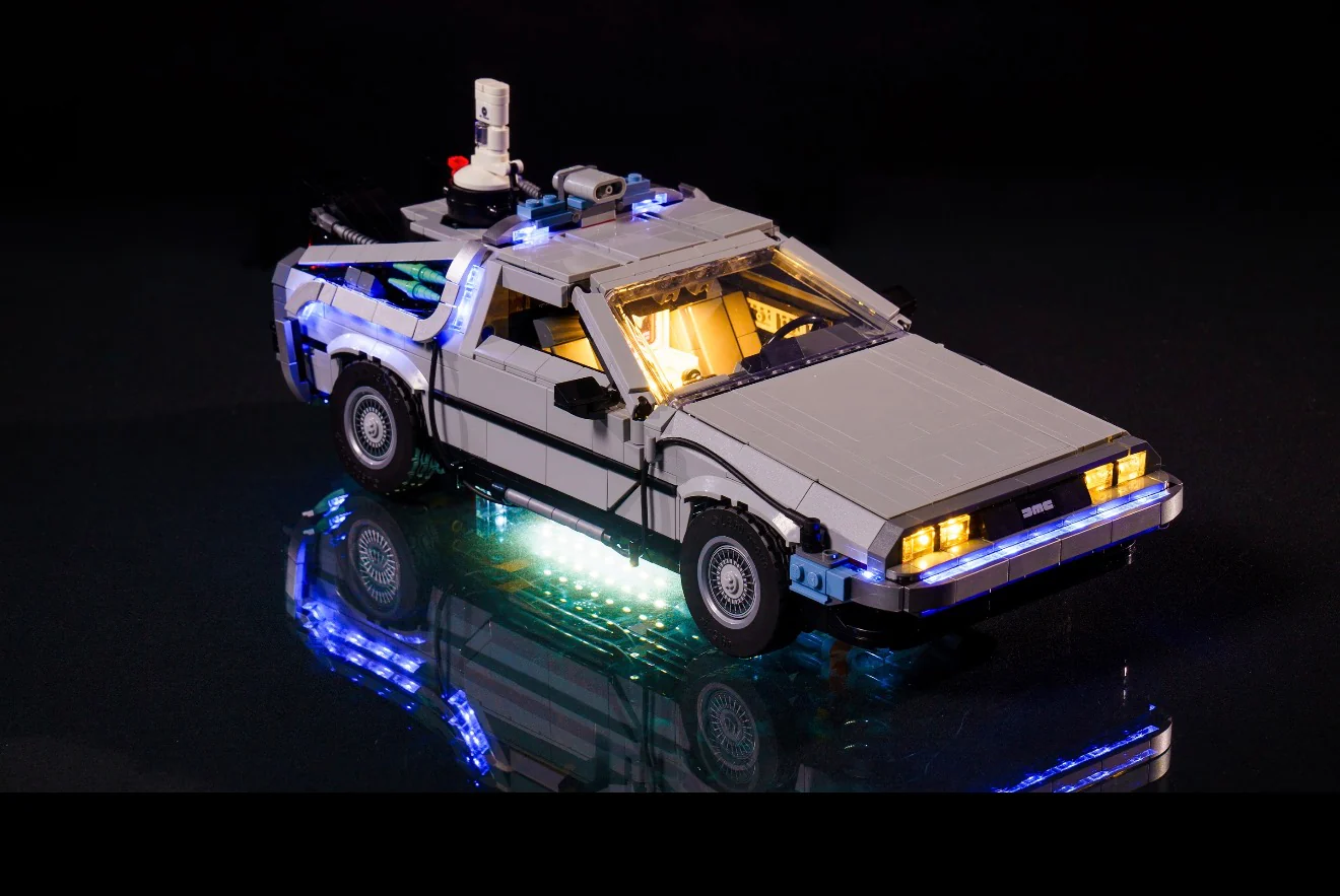 Back to the Future Time Machine 10300 Custom Lighting Kit for LEGO® Set