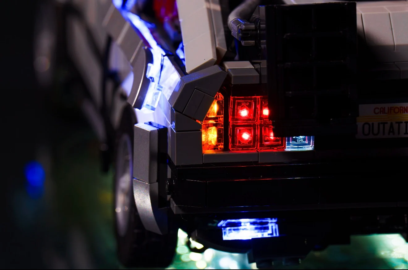 Back to the Future Time Machine 10300 Custom Lighting Kit for LEGO® Set - Image 11