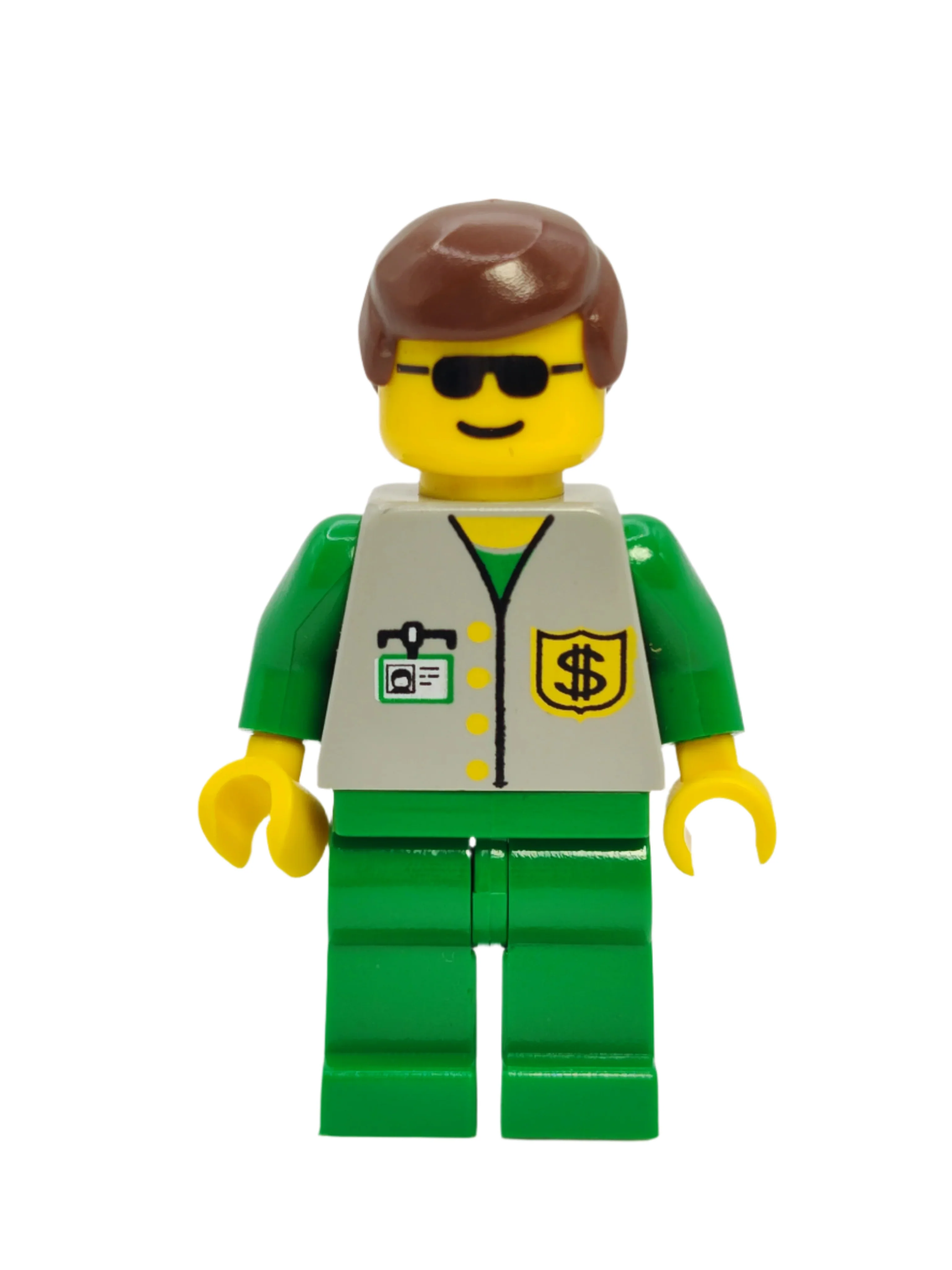 Bank - Green Legs with Brown Male Hair, bnk001