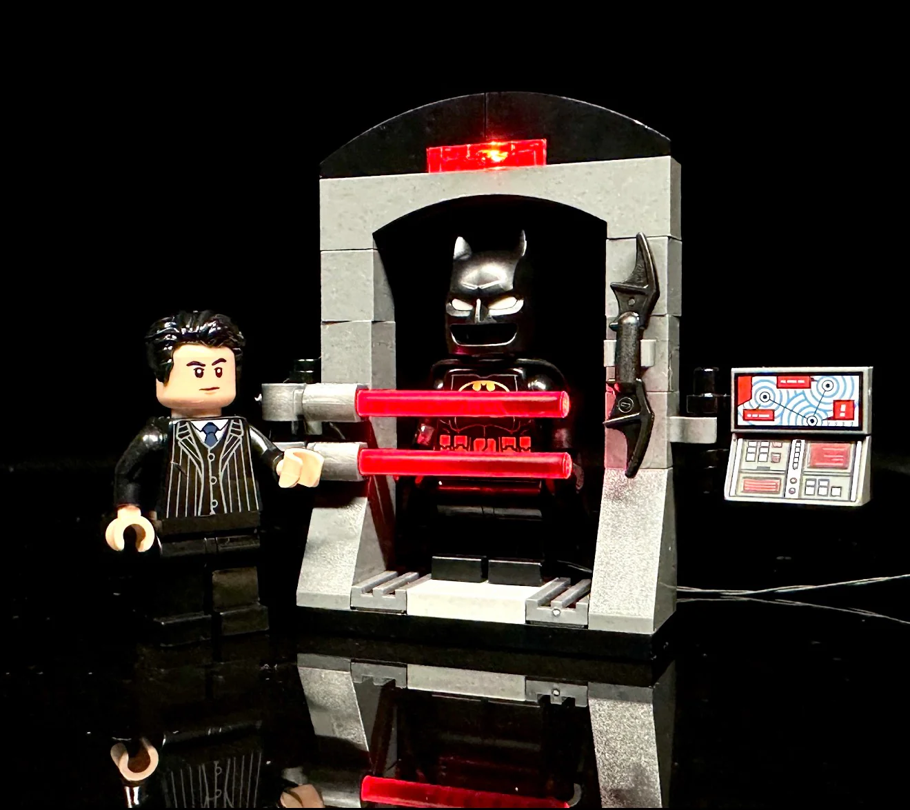 Batman: Bruce Wayne and the Batsuit 30726 Custom Lighting Kit for LEGO® Set
