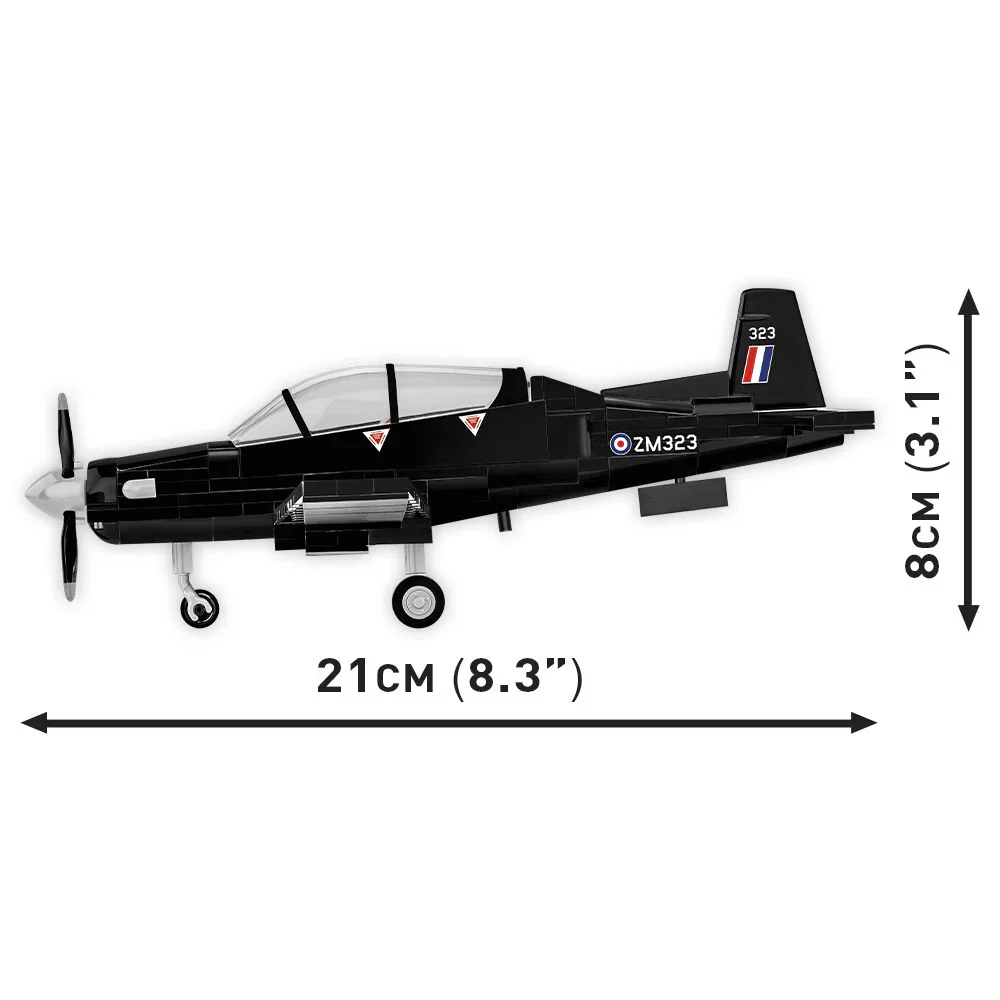 Beechcraft T-6 Texan II Turboprop Black Plane: Cobi Set #26626 - Image 4