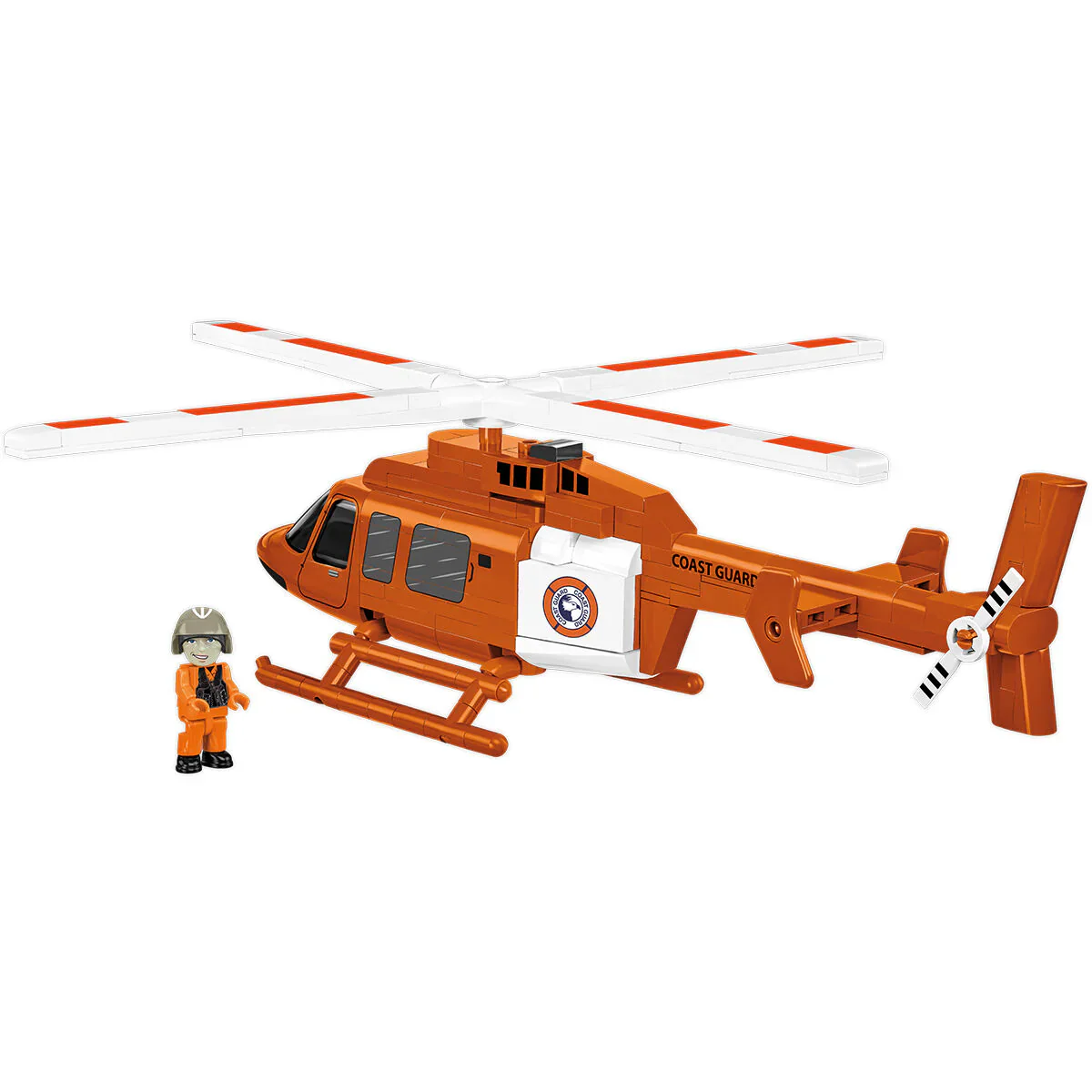 Bell 407 Coast Guard Helicopter: COBI Set #26627 - Image 4